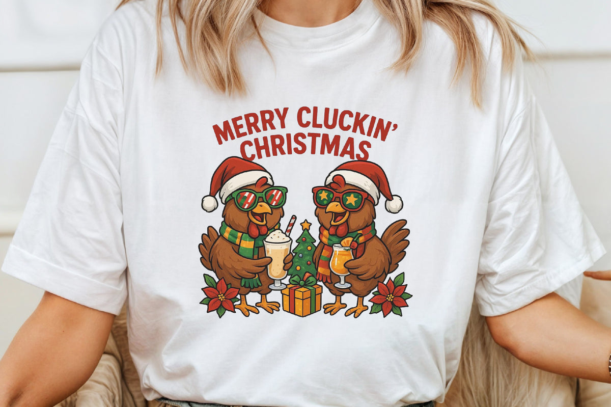 Merry Cluckin Christmas PNG