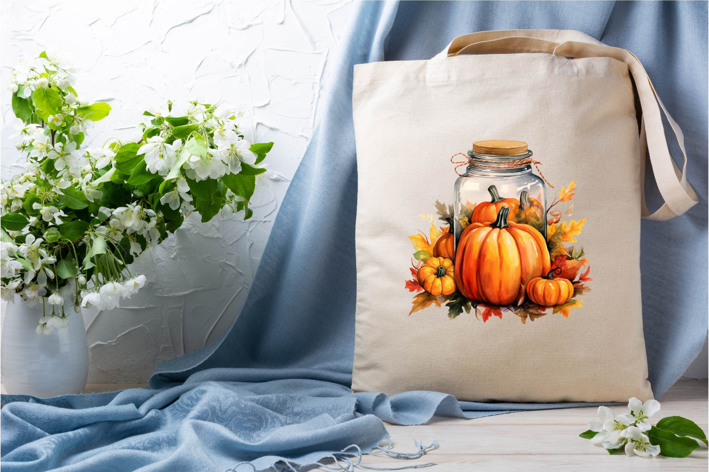 Autumn Pumpkin Jar Clipart Bundle 20 Fall Pumpkin Jar Designs