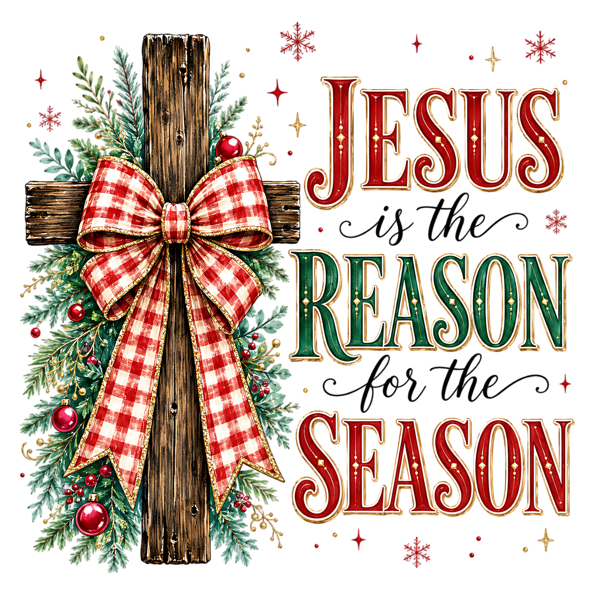 Jesus Is The Reason Christmas PNG