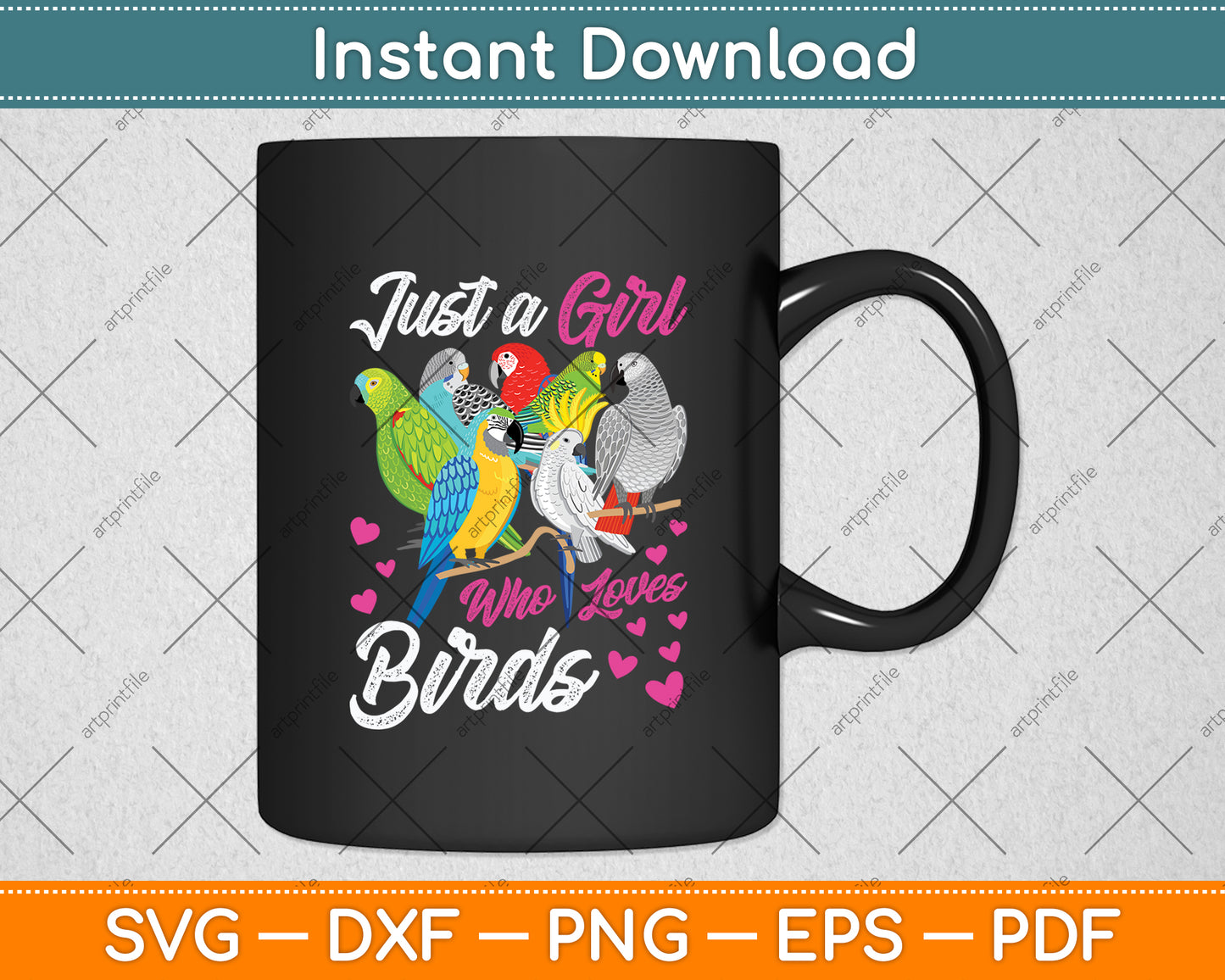 Just A Girl Who Loves Birds Watching Birding Svg Digital Cutting File