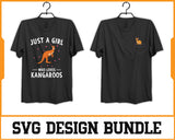 Kangaroo Svg Design Bundle, Svg Digital Cutting File