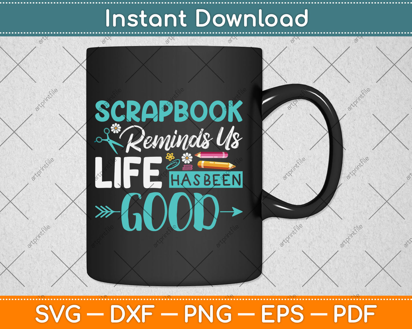 Scrapbook Reminds Us Life Has Been Good Scrapbook Gift Svg Digital Cutting File
