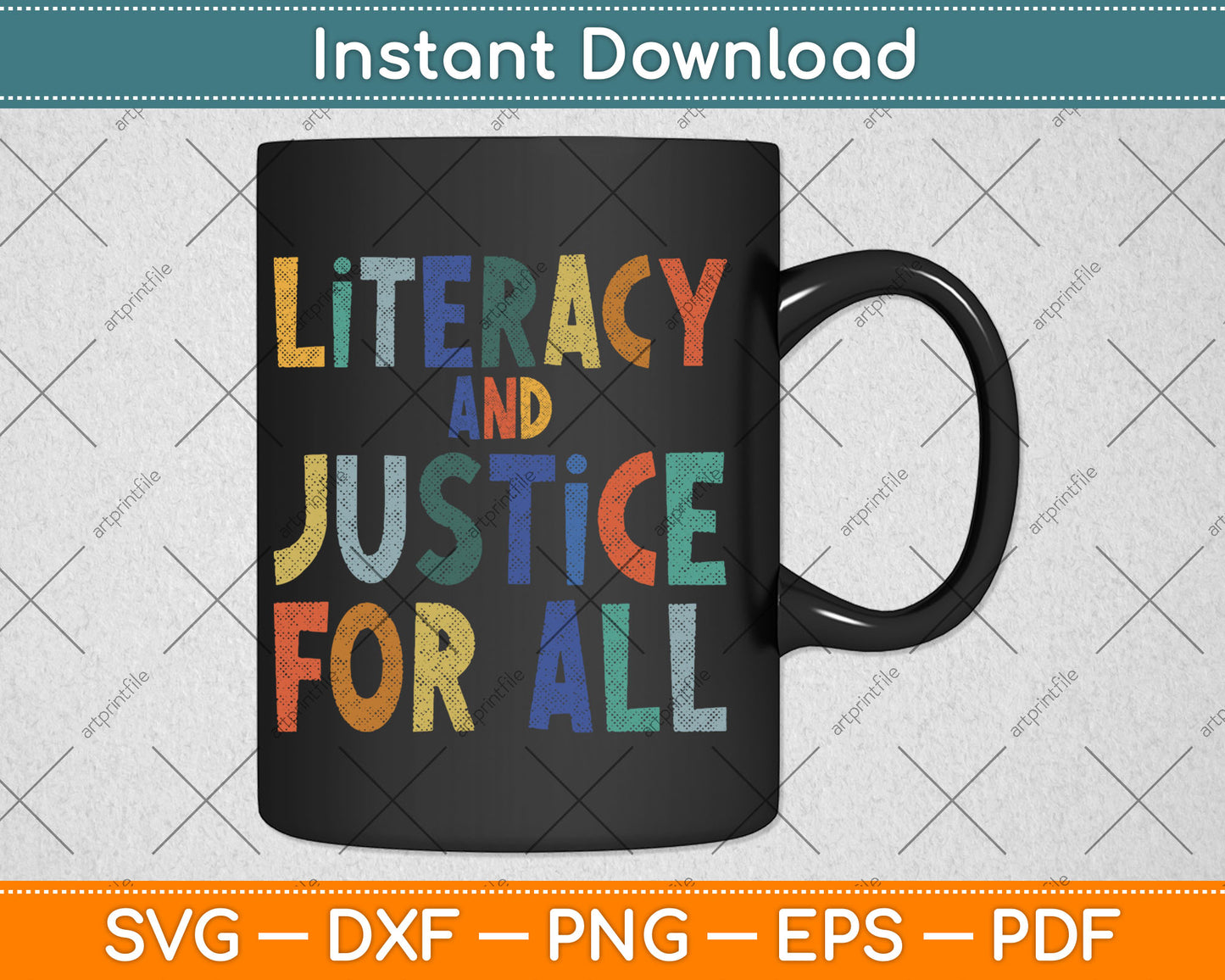Literacy And Justice For All Protect Libraries Banned Books Svg Digital Cutting File