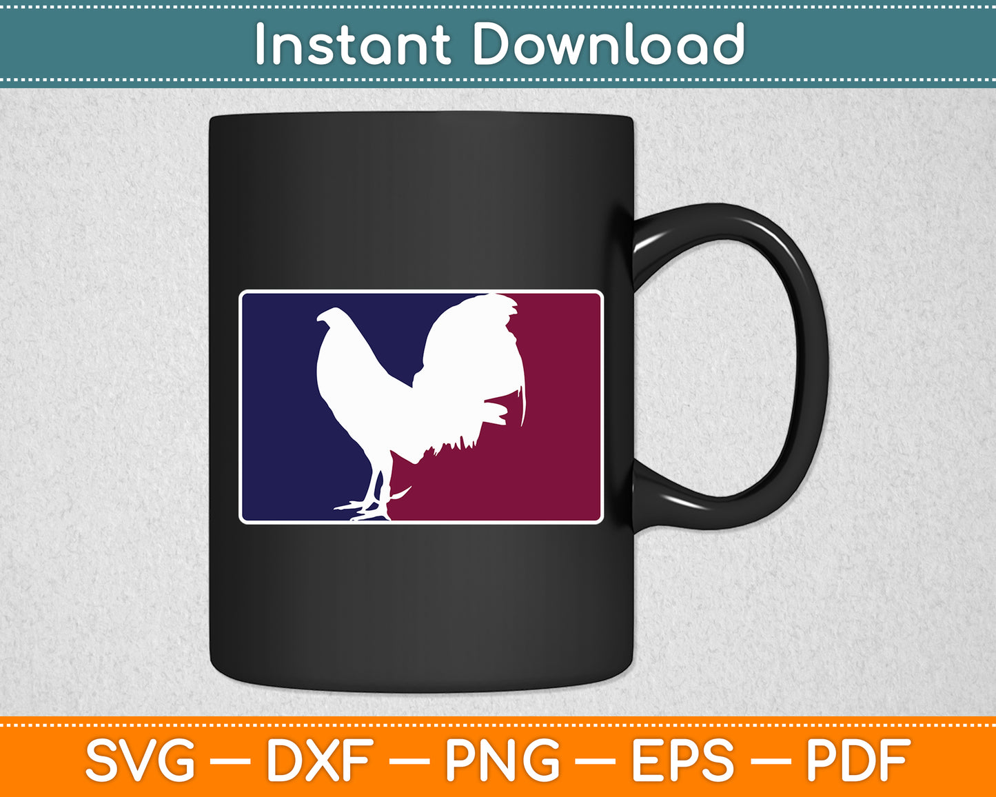 Major League Cock Fight Cock Fight Svg Png Dxf Digital Cutting File