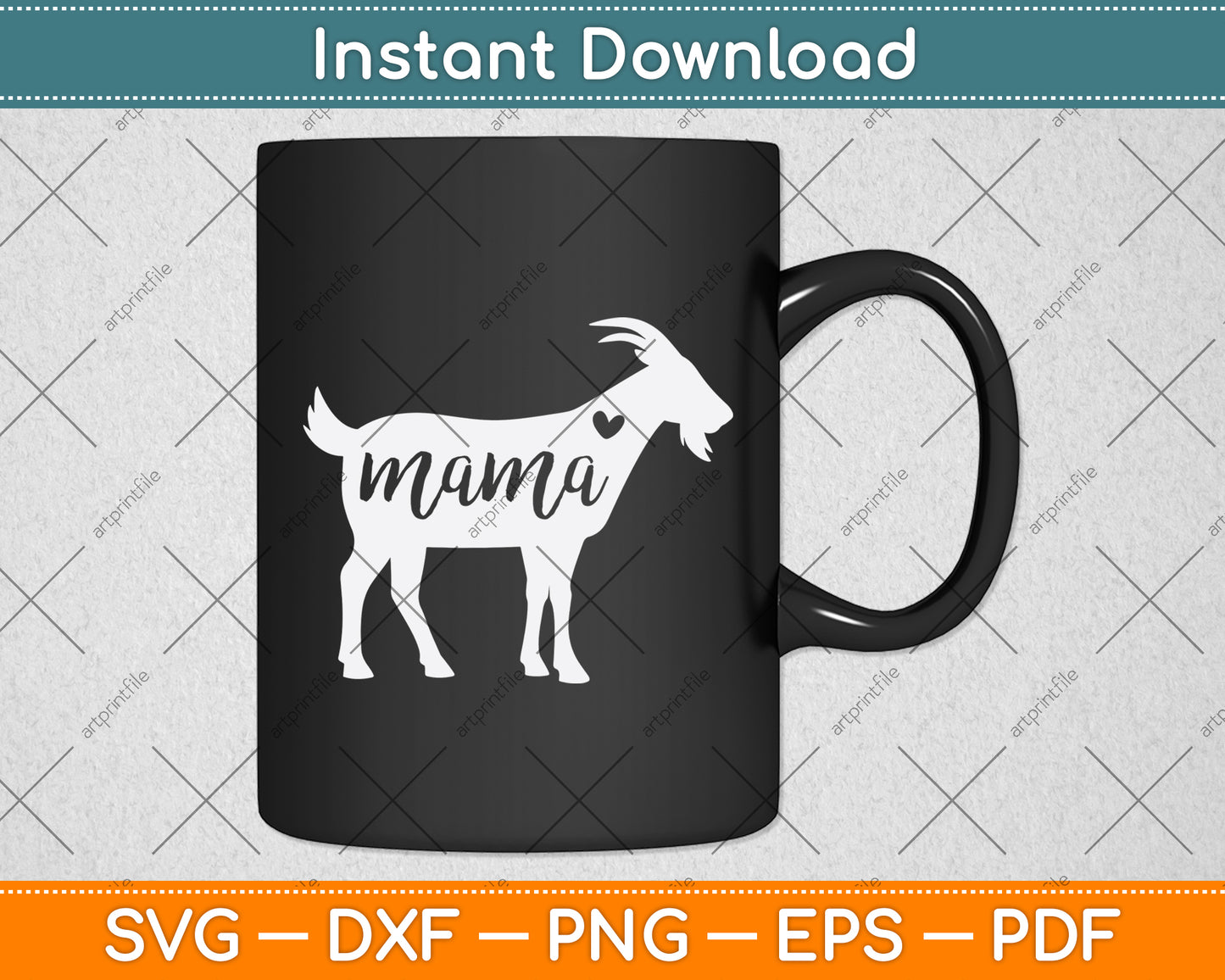 Mama Goat Lover Svg Digital Cutting File