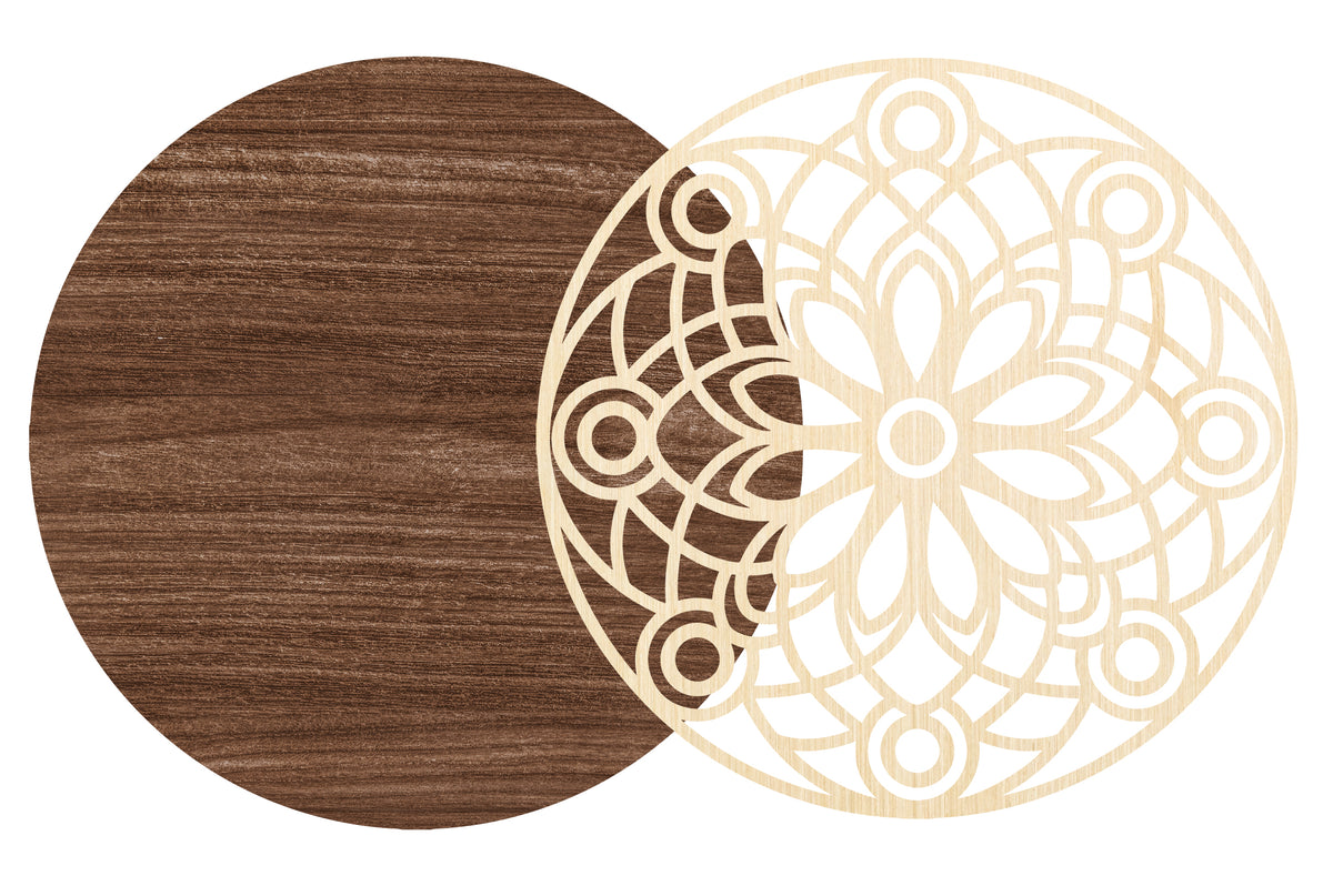 Mandala Round Laser Cut SVG