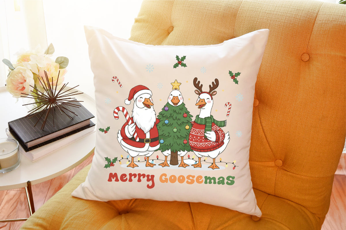 Merry Goosemas Christmas Goose PNG