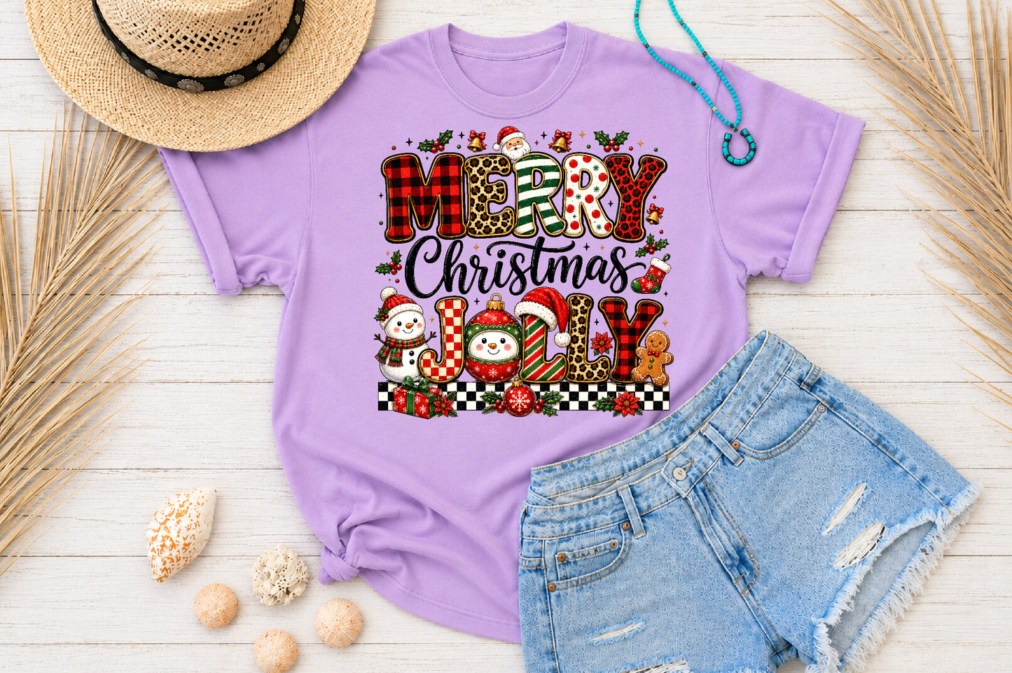 Merry Christmas Jolly Christmas PNG Vintage Holiday Design