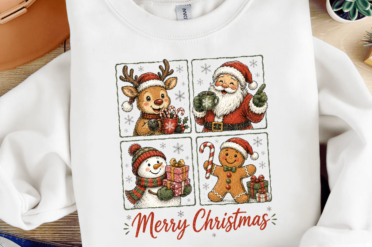 Merry Christmas Winter Characters Christmas PNG