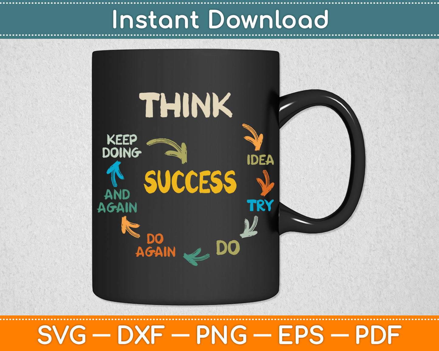 Motivational Quote Motivation Success Inspiration Mindset Svg Digital Cutting File