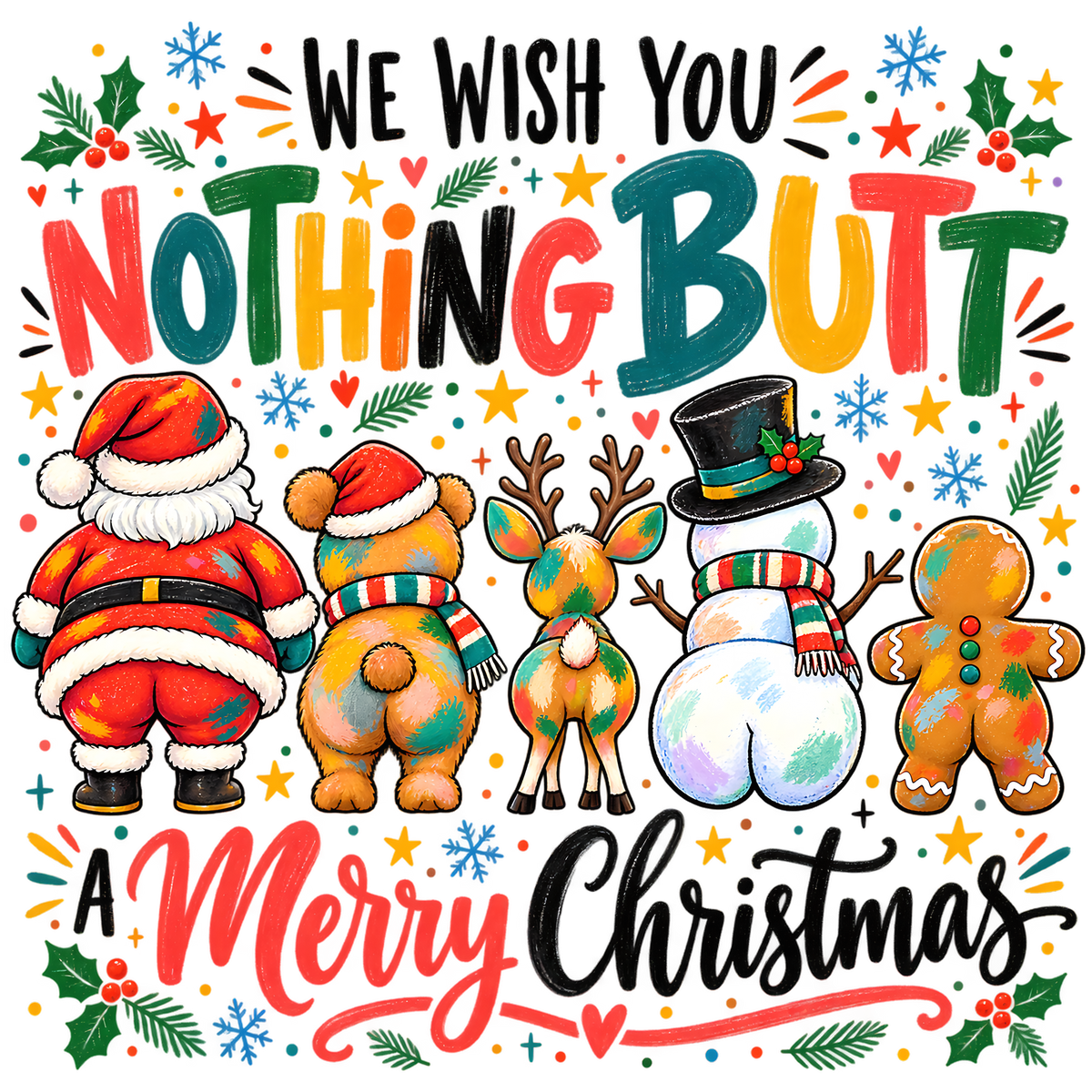 Nothing Butt A Merry Christmas PNG