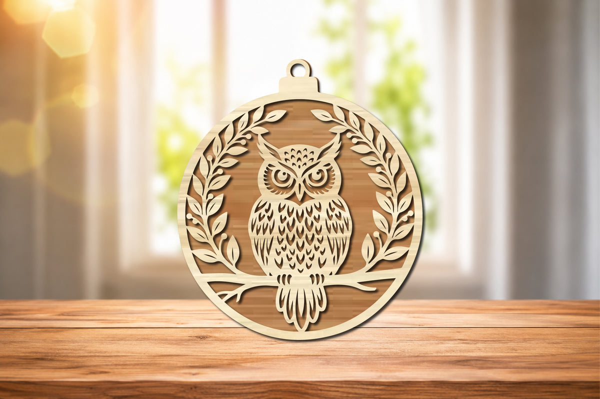 Owl Laser Cut SVG