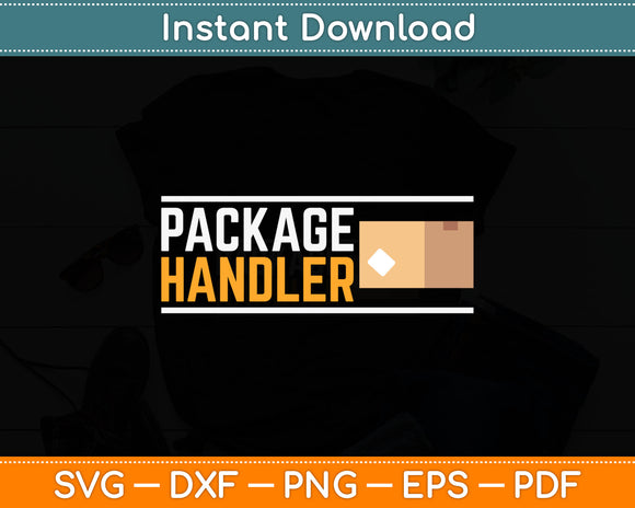 Package Handler Svg Digital Cutting File