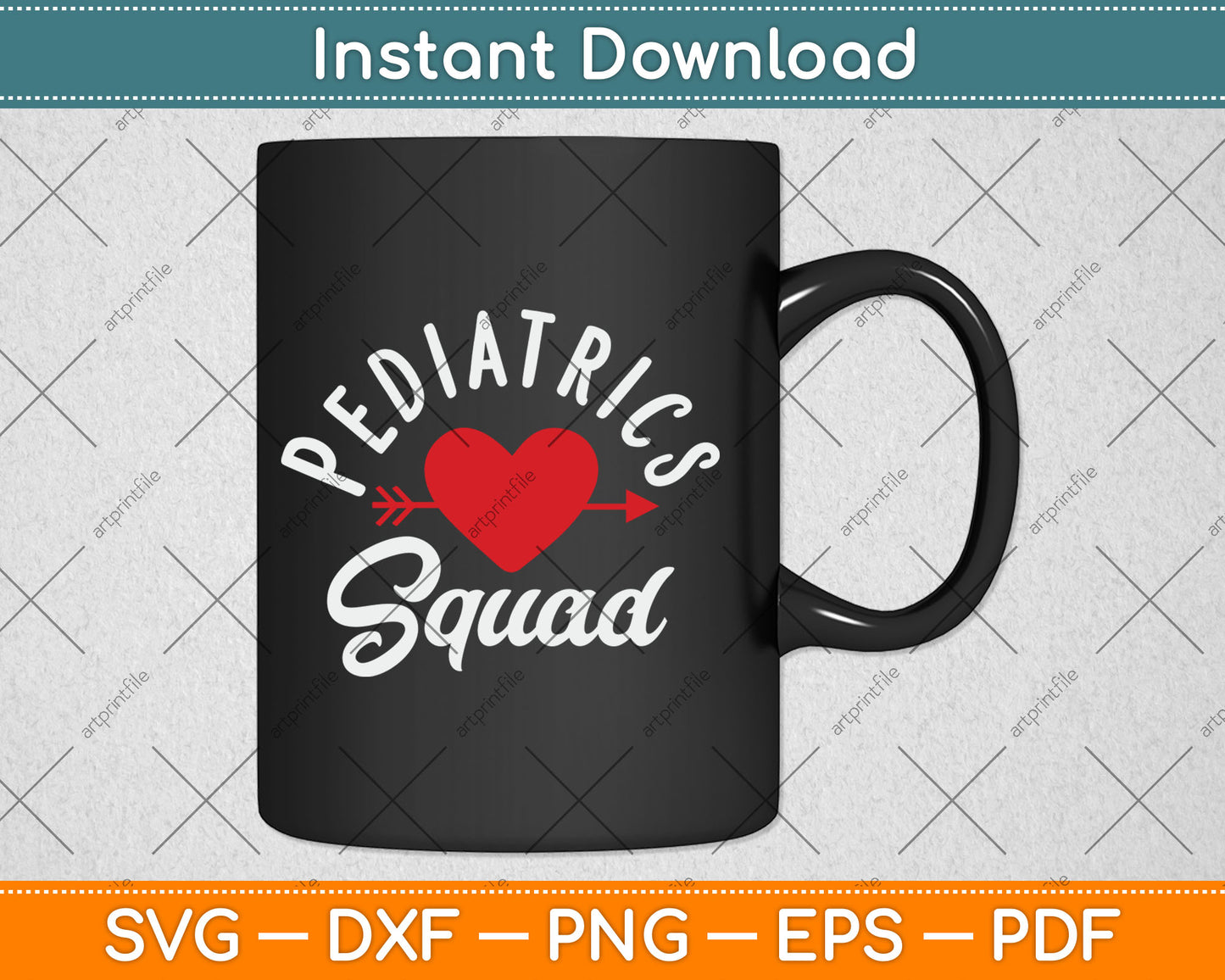 Pediatric Frontline Essential Worker Healthcare Nurse Svg Digital Cutting File