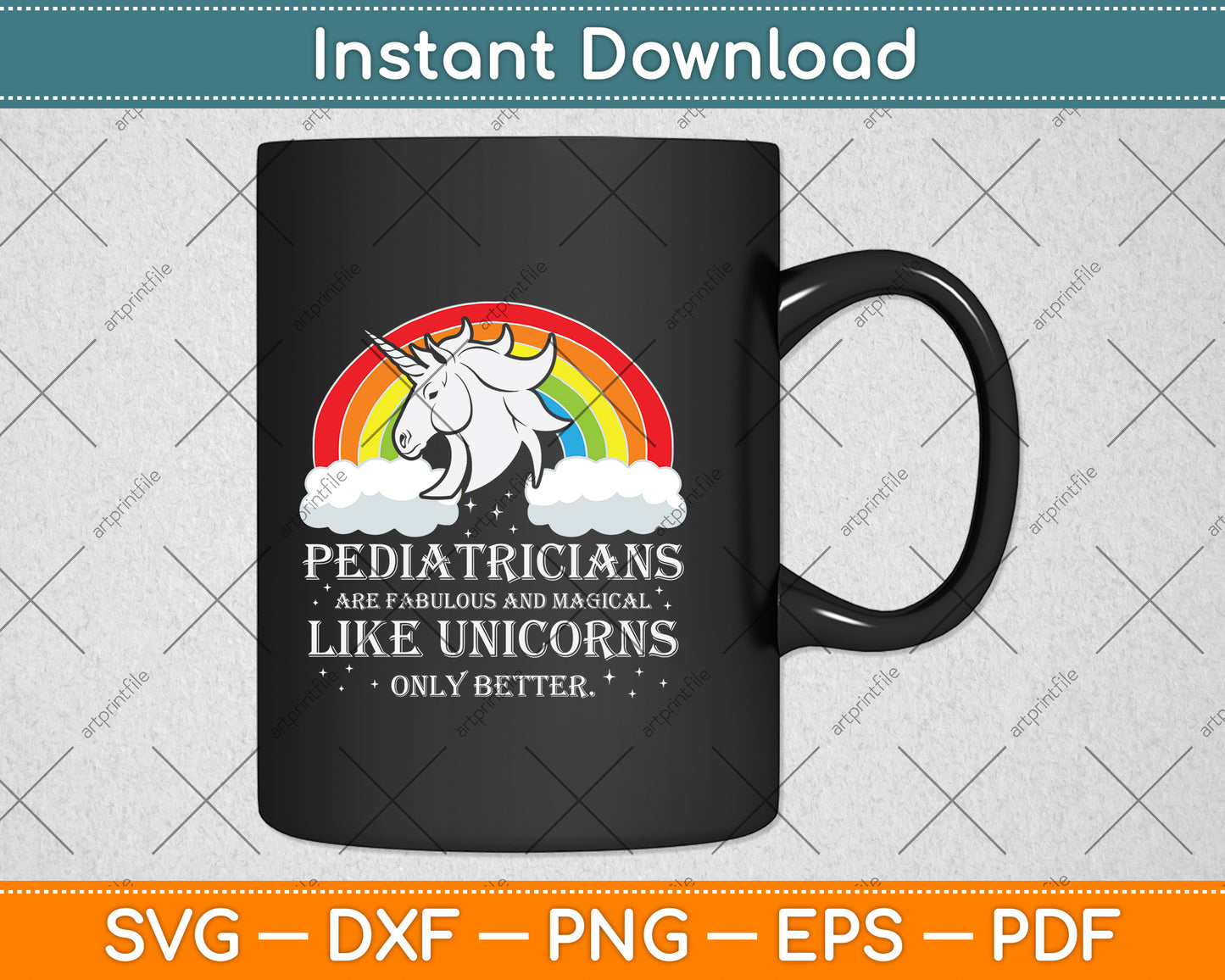 Pediatricians Are Fabulous And Magical Like Unicorns Only Better Svg Png Dxf Digital Cutting File