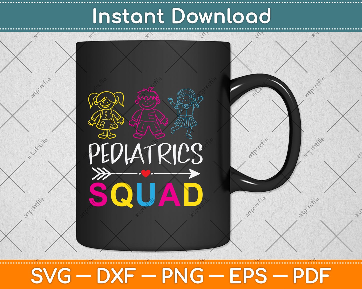 Pediatrics Squad Svg Design Digital Cutting File