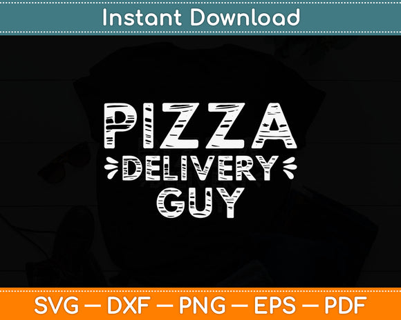 Pizza Delivery Guy Svg Digital Cutting File