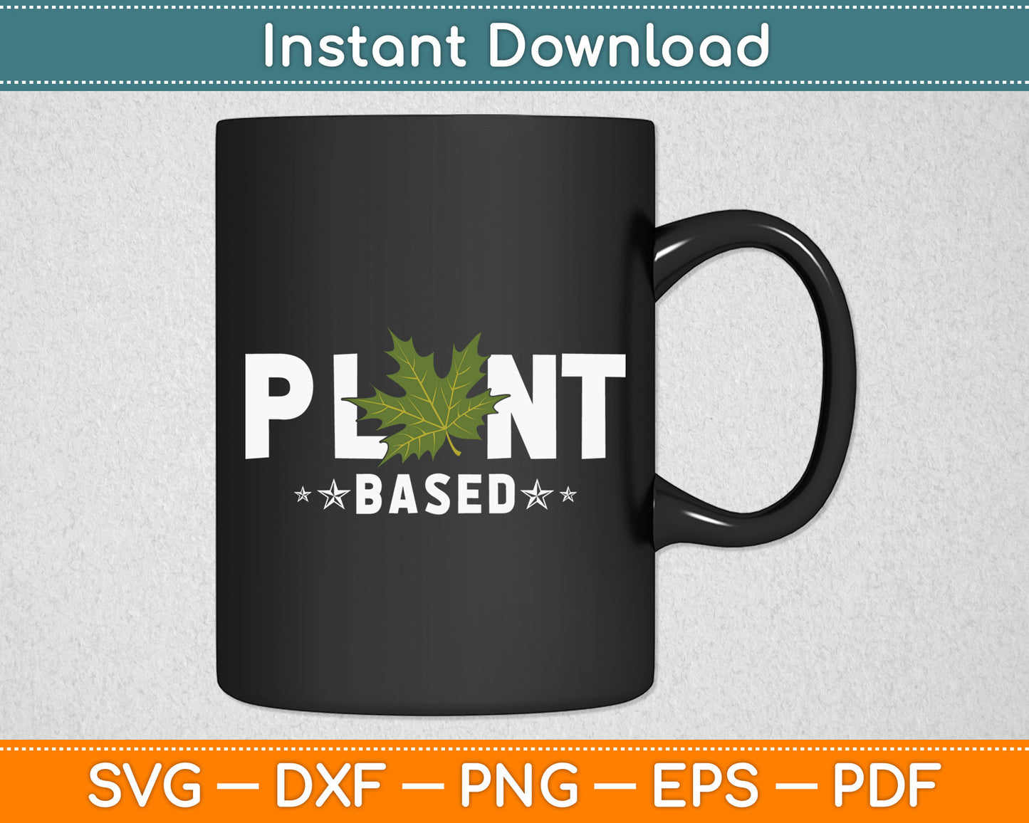 Plant Based Marijuana Leaf Weed Joint Pot Smoker Vegan Svg Digital Cutting File