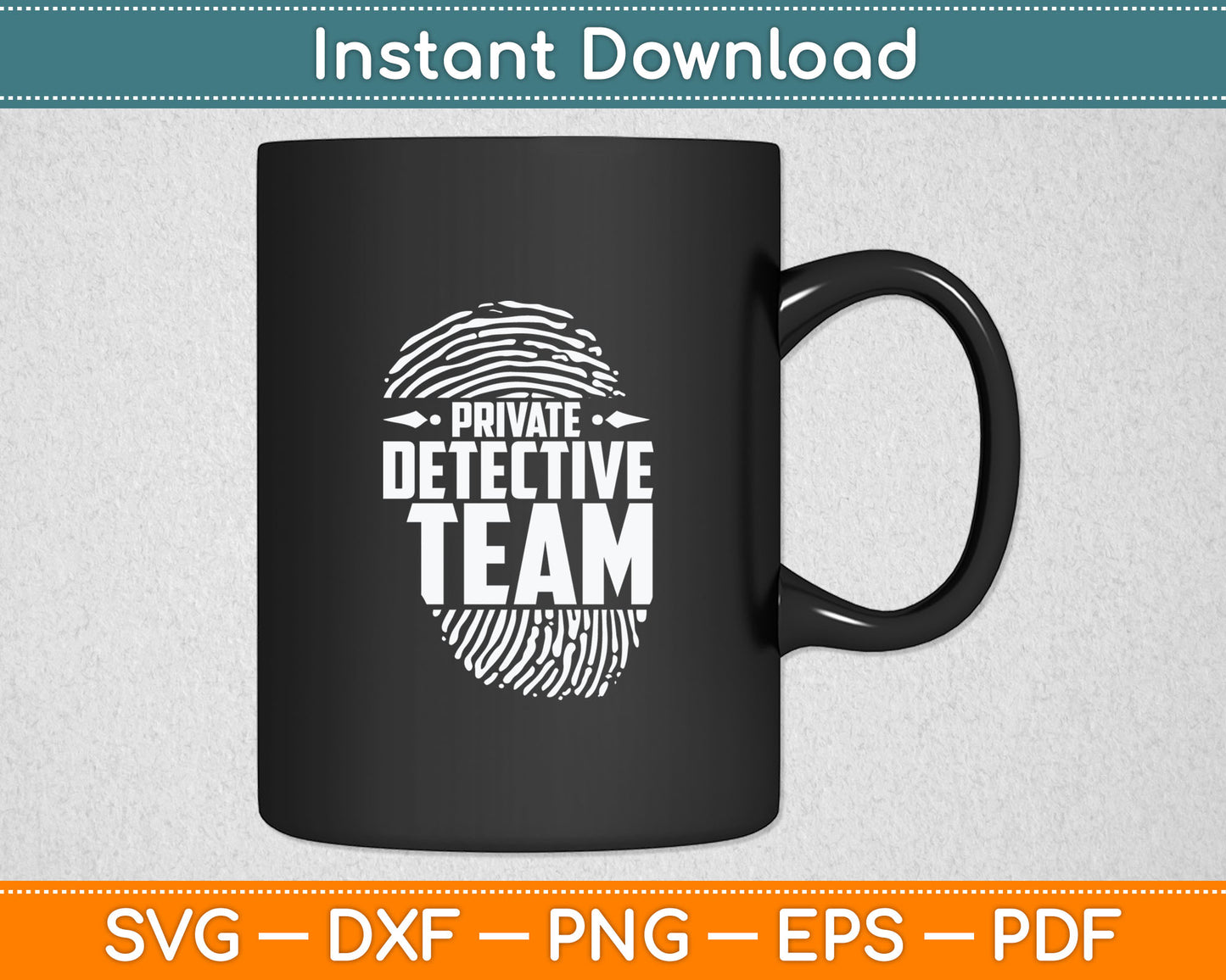 Private Detective Team Spy Investigator Observation Svg Digital Cutting File