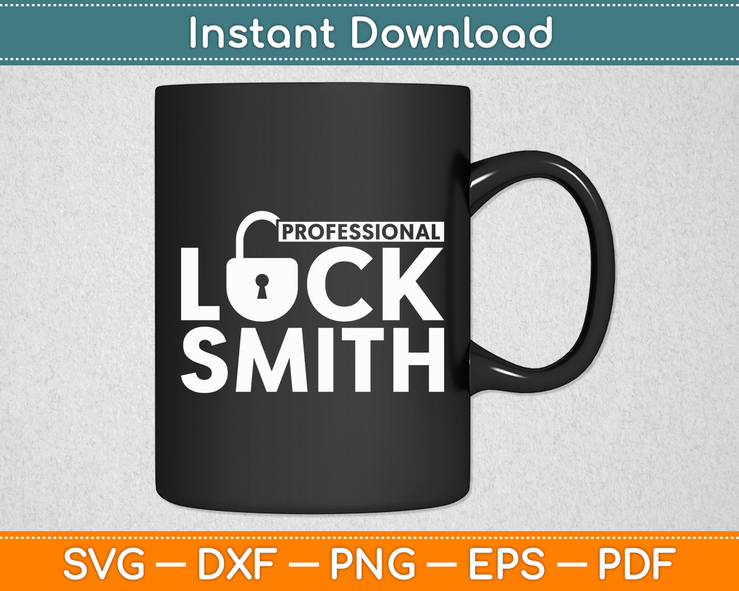 Professional Locksmith Lockpicking Svg Digital Cutting File