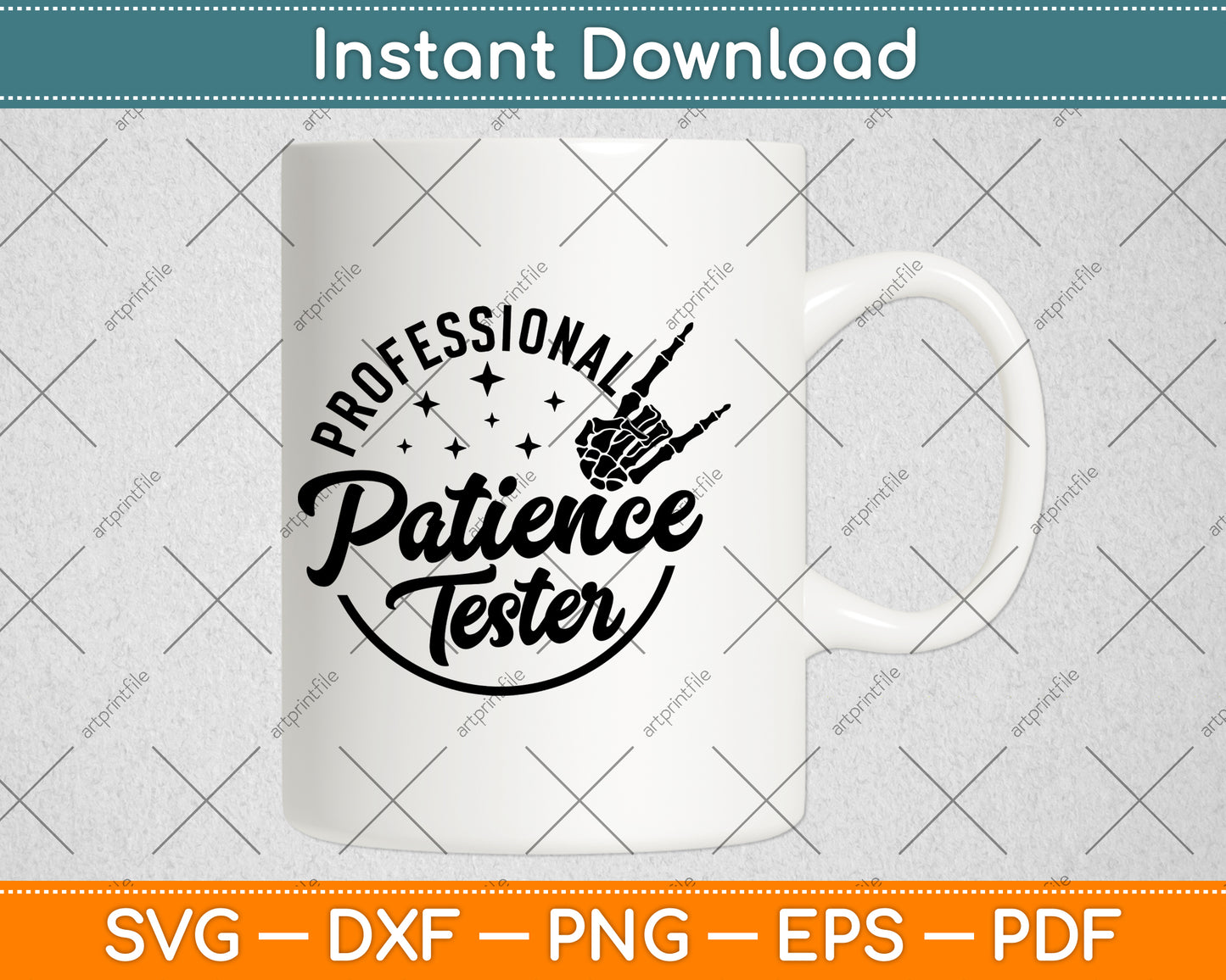 Professional Patience Tester Svg Digital Cutting File