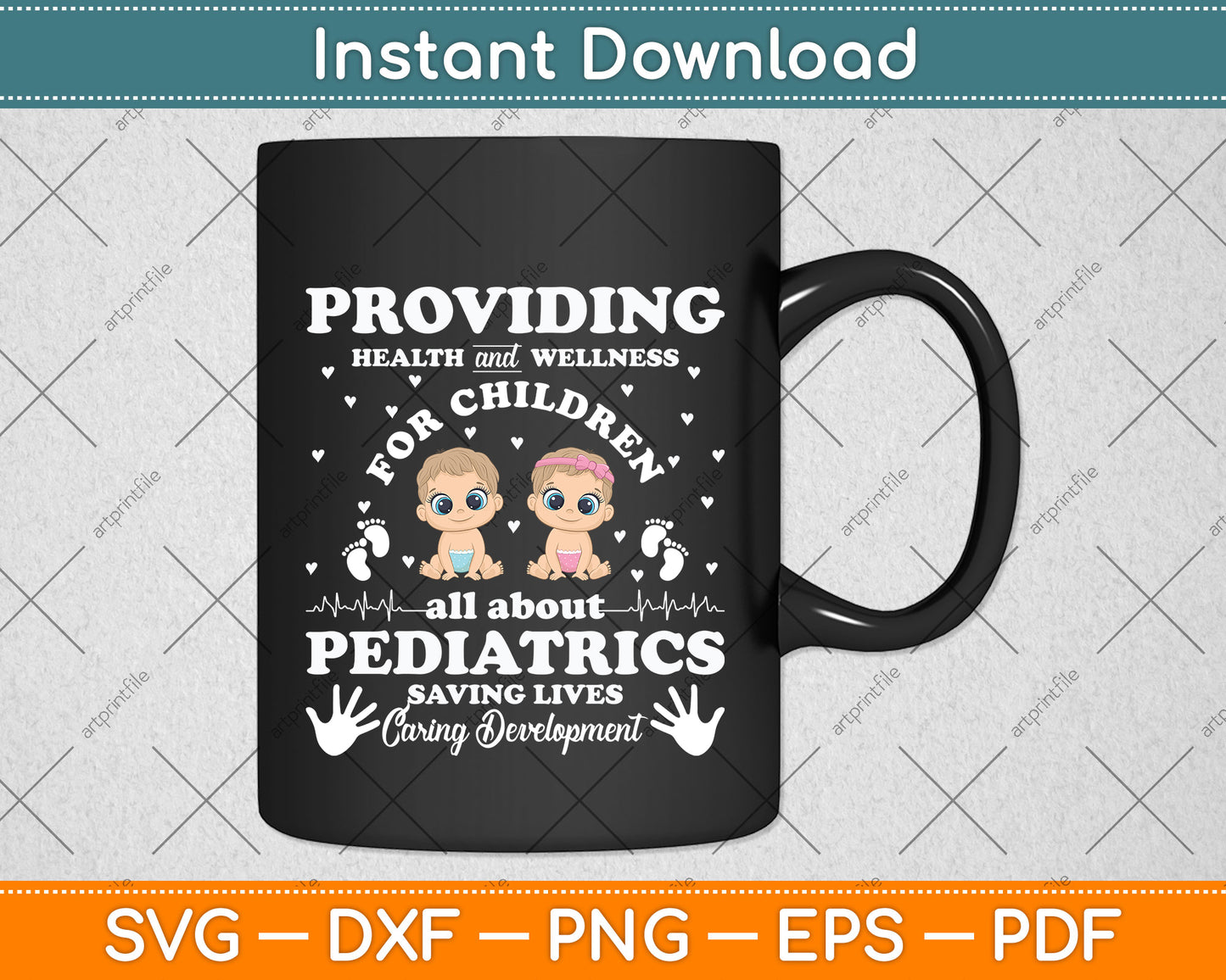 Providing Health Wellness Children Pediatrics Doctor Funny Svg Design Cutting File