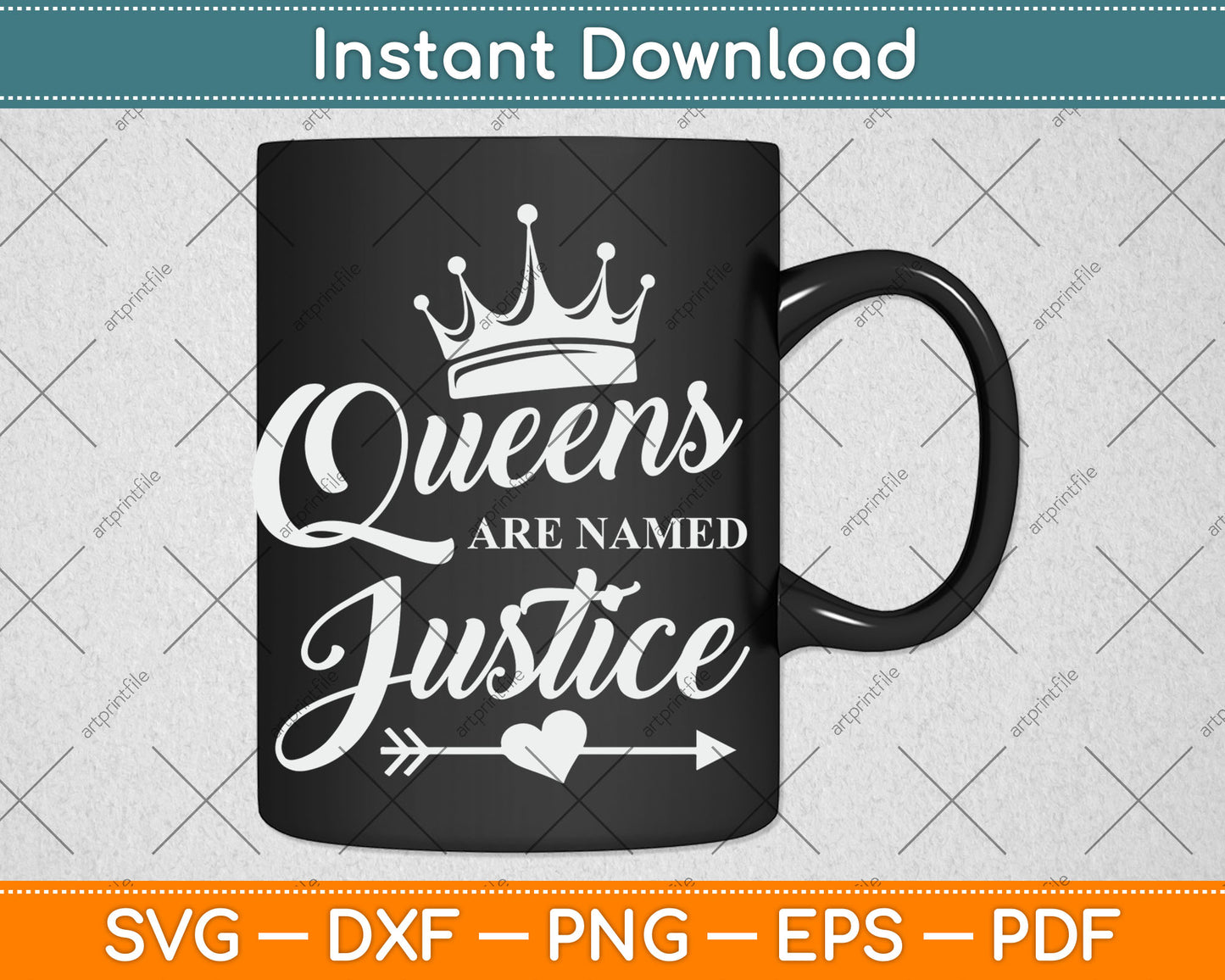 Queens Are Named Justice Svg Digital Cutting File