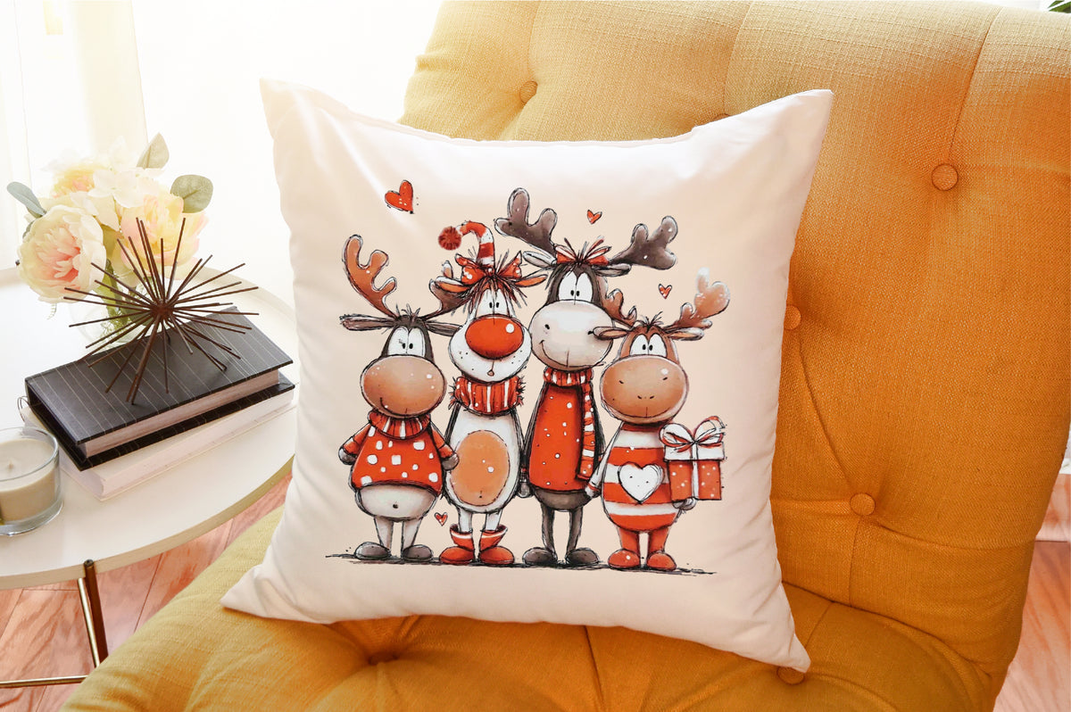 Funny Christmas Reindeer PNG