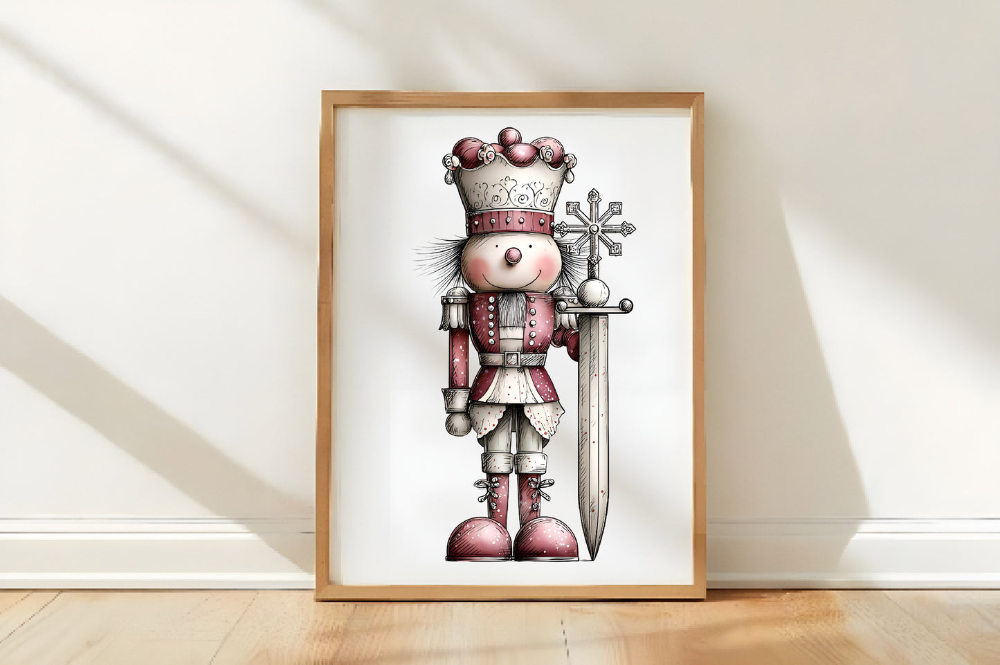 Quirky Nutcracker Christmas Clipart PNG Bundle | Cute Watercolor Holiday Nutcracker Clipart
