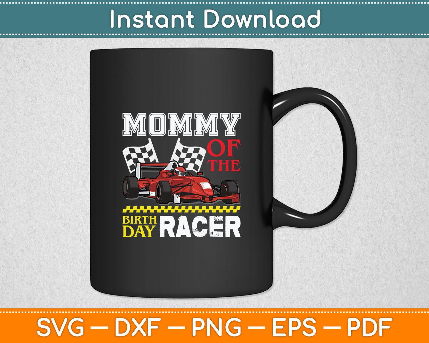 Race Car Party Mommy Of The Birthday Racer Racing Family Svg Digital Cutting File