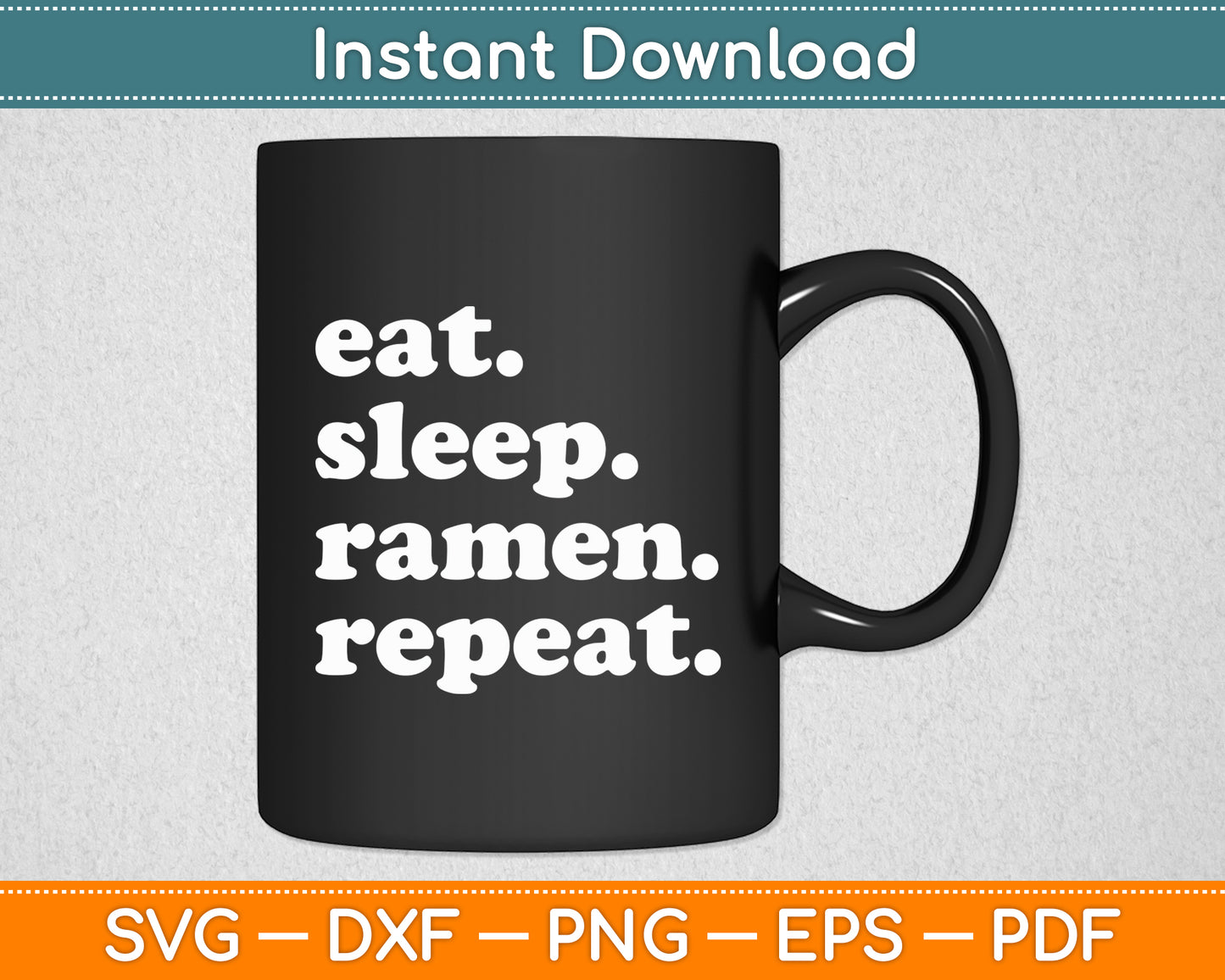 Ramen Noodles Japanese Food Svg Digital Cutting File
