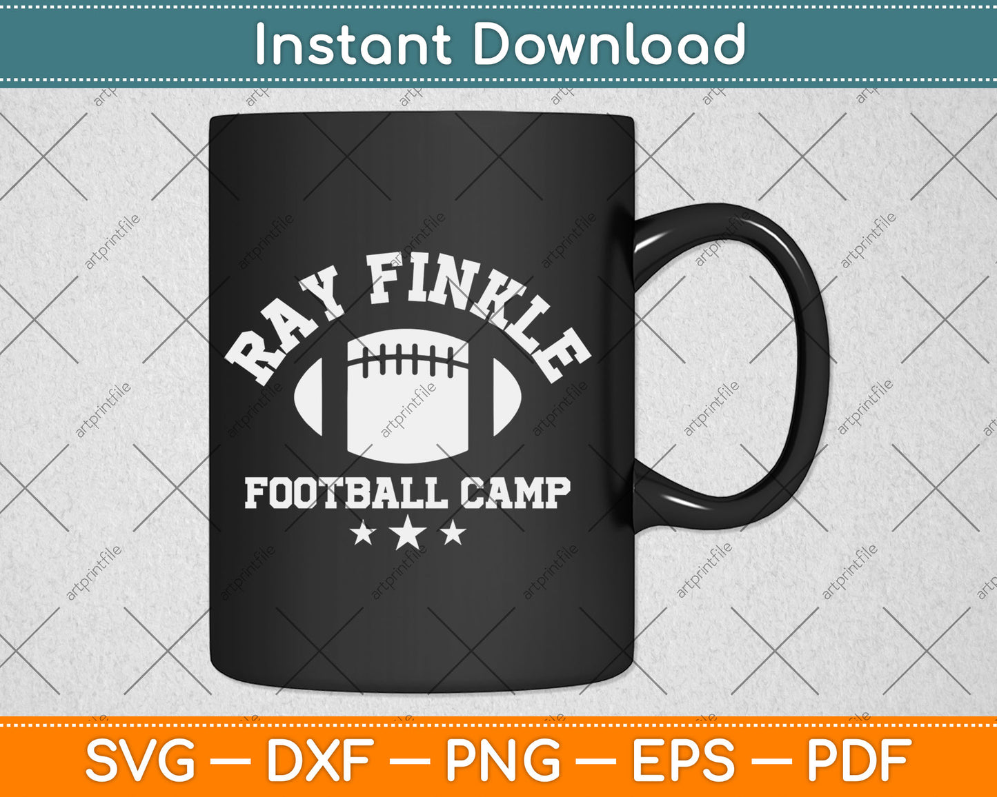 Ray Finkle Football Camp Funny Football Svg Digital Cutting File