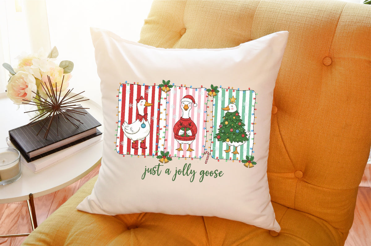 Retro Christmas Goose PNG Bundle