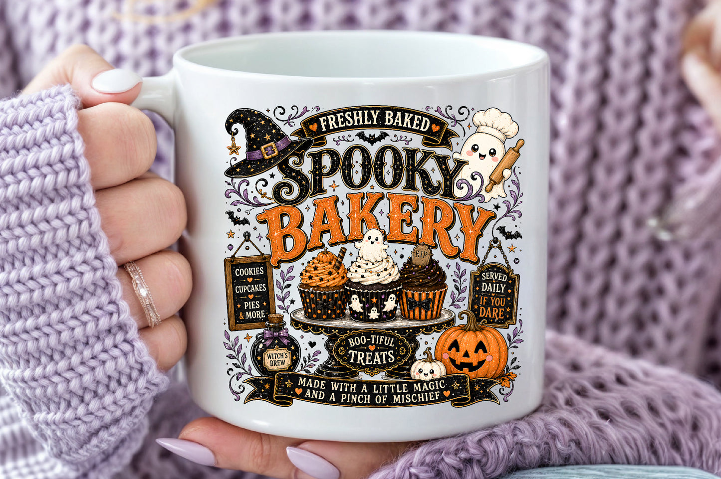 Retro Halloween PNG Bundle Spooky Cute Halloween Sublimation Designs