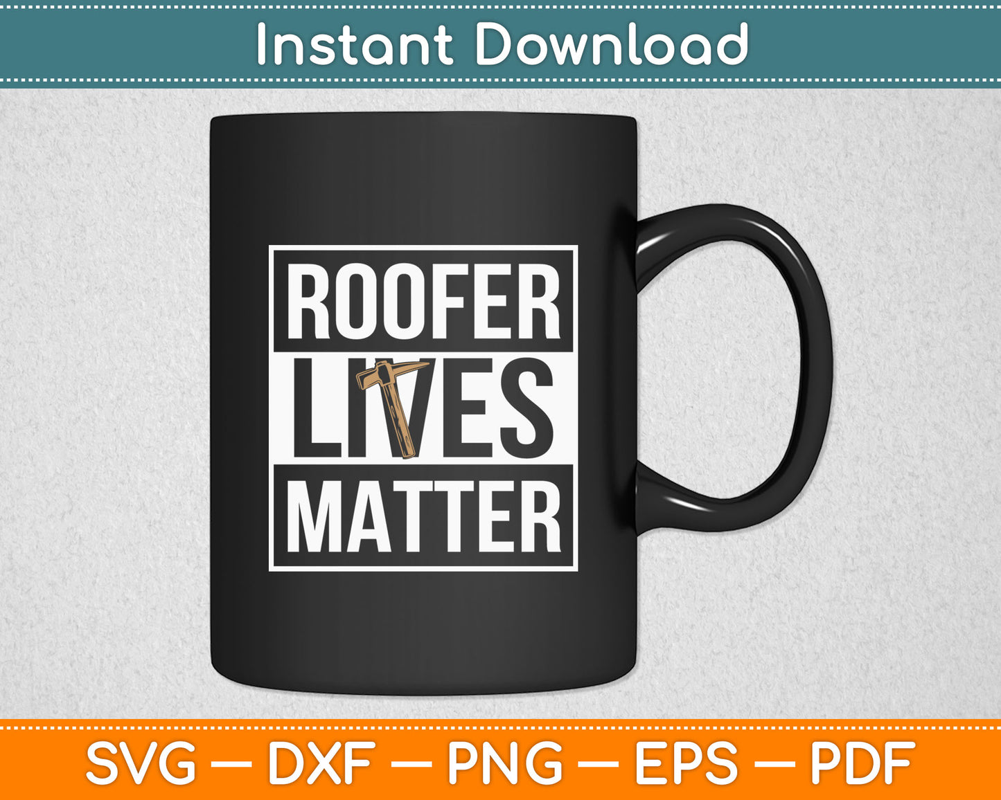 Roofer Lives Matter Funny Roofing Svg Digital Cutting File