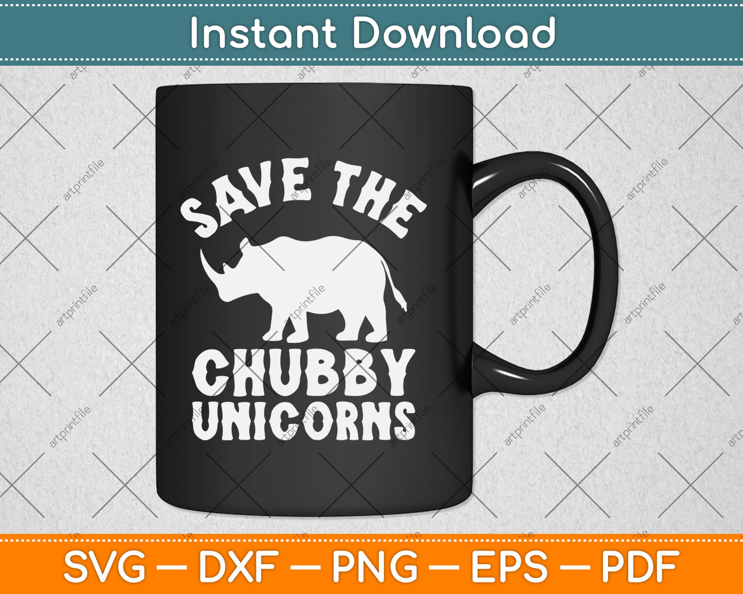 Save The Chubby Unicorns Svg Digital Cutting File