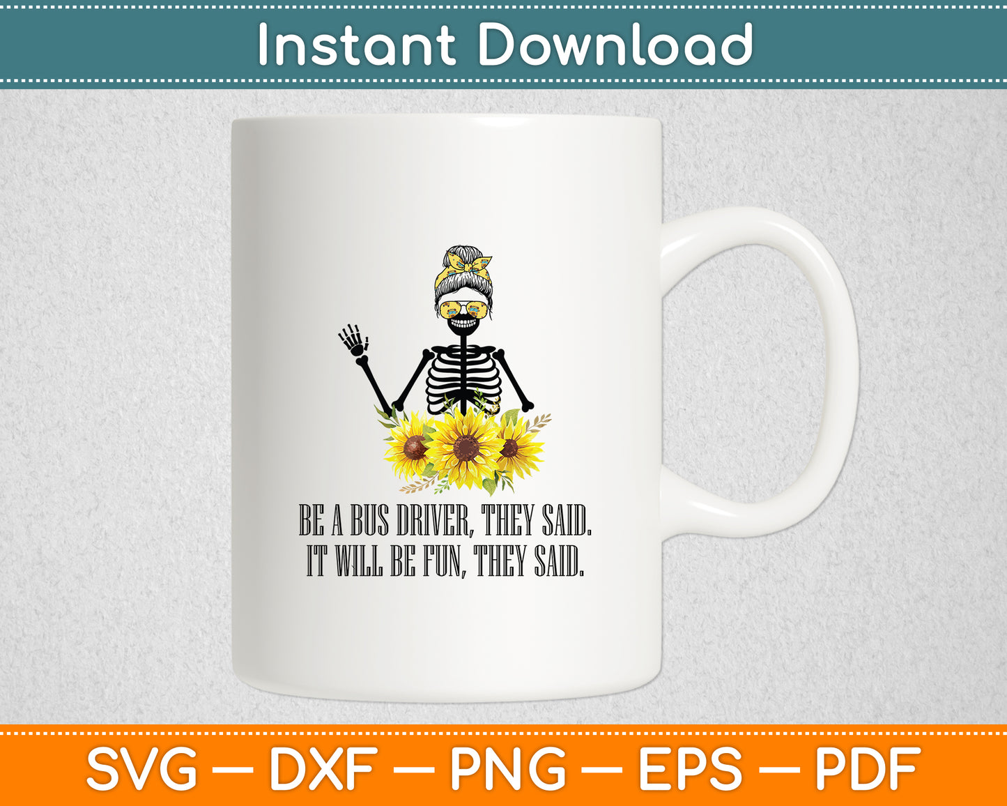 School Bus Driver School Bus Driving Funny Svg Digital Cutting File