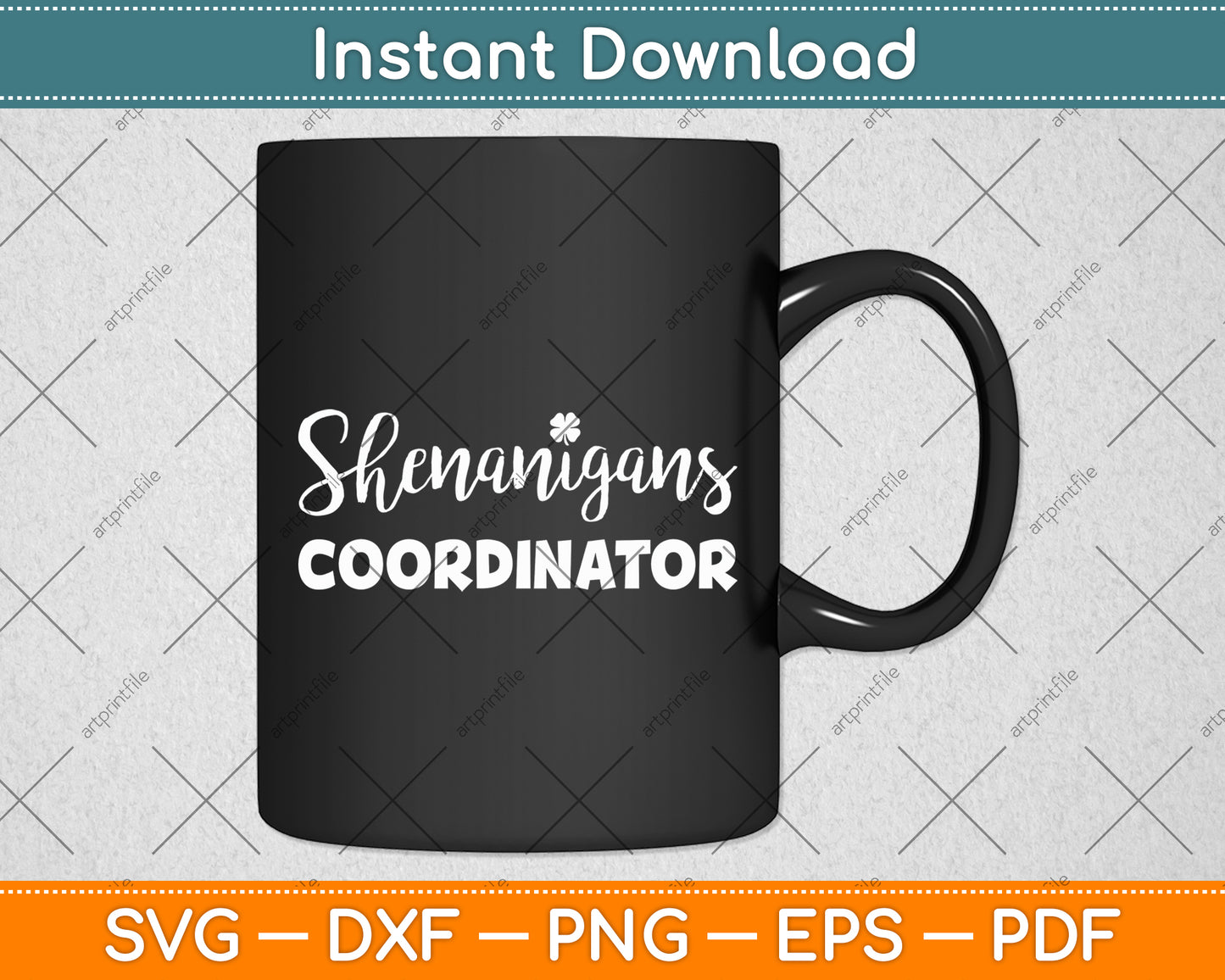 Shenanigans Coordinator St Patrick's Day Svg Digital Cutting File