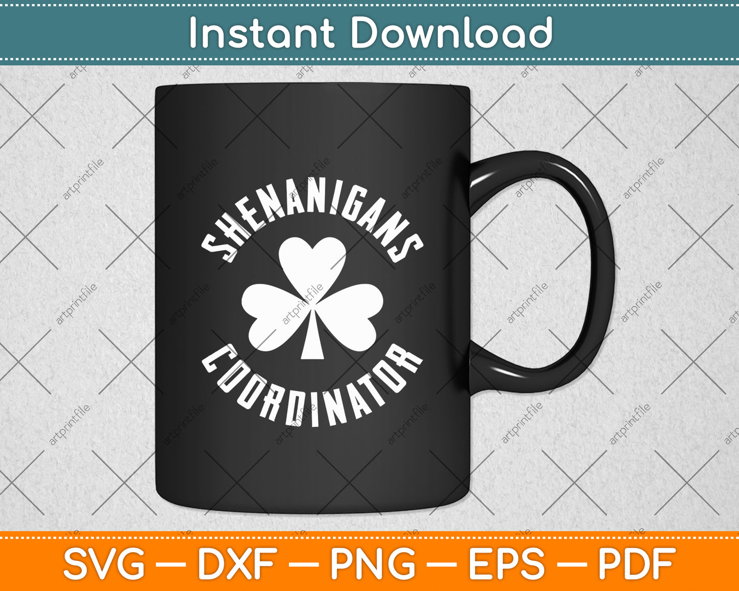 Shenanigans Coordinator Funny St Patrick's Day Svg Digital Cutting File