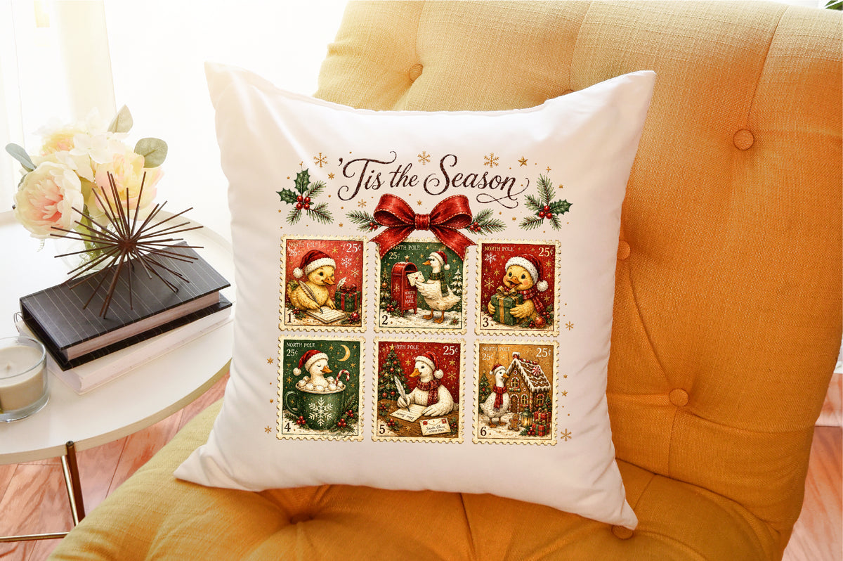 Silly Goose Christmas Stamps PNG
