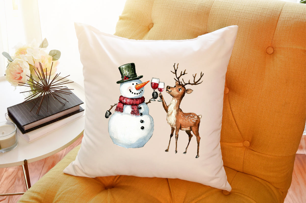 Snowman Christmas Wine PNG Sublimation Bundle