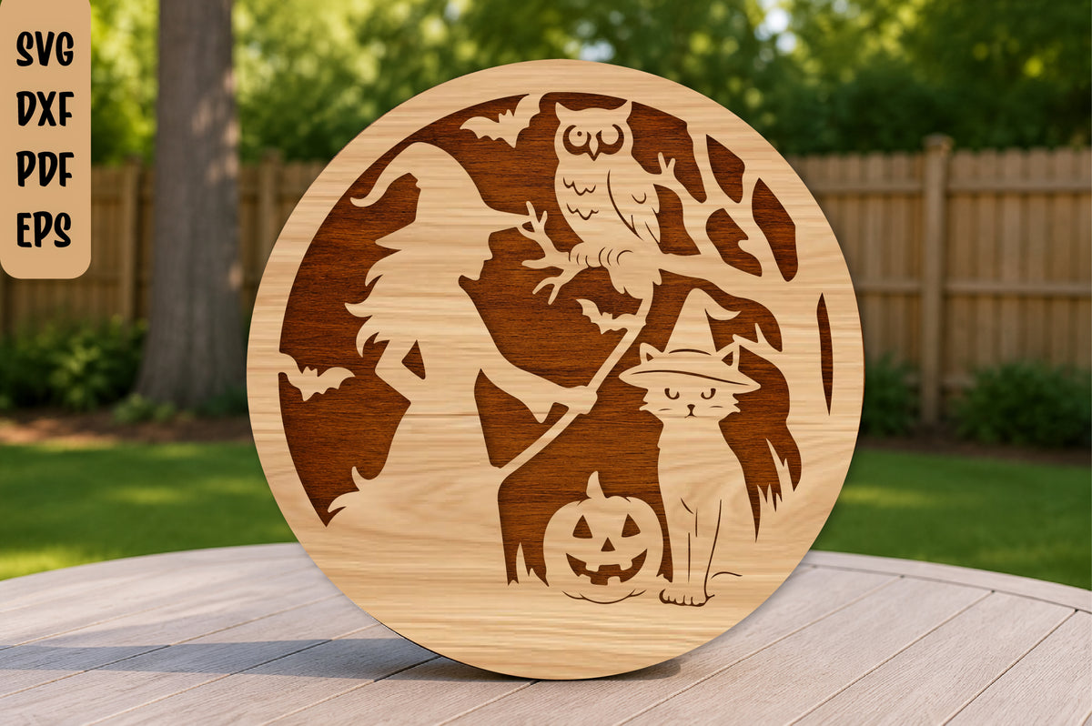 Spooky Halloween Laser Cut SVG