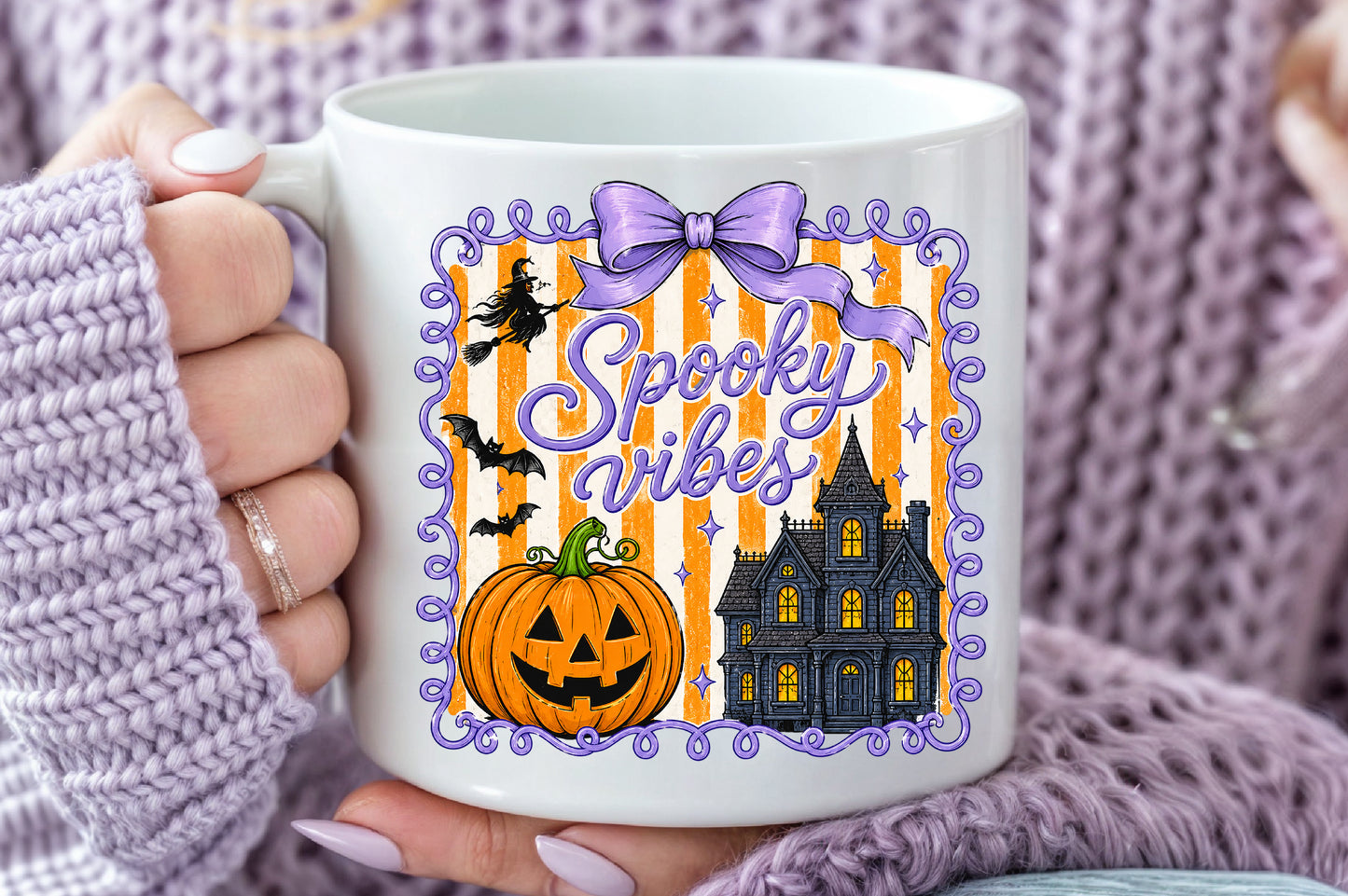 Spooky Vibes Halloween Sublimation PNG