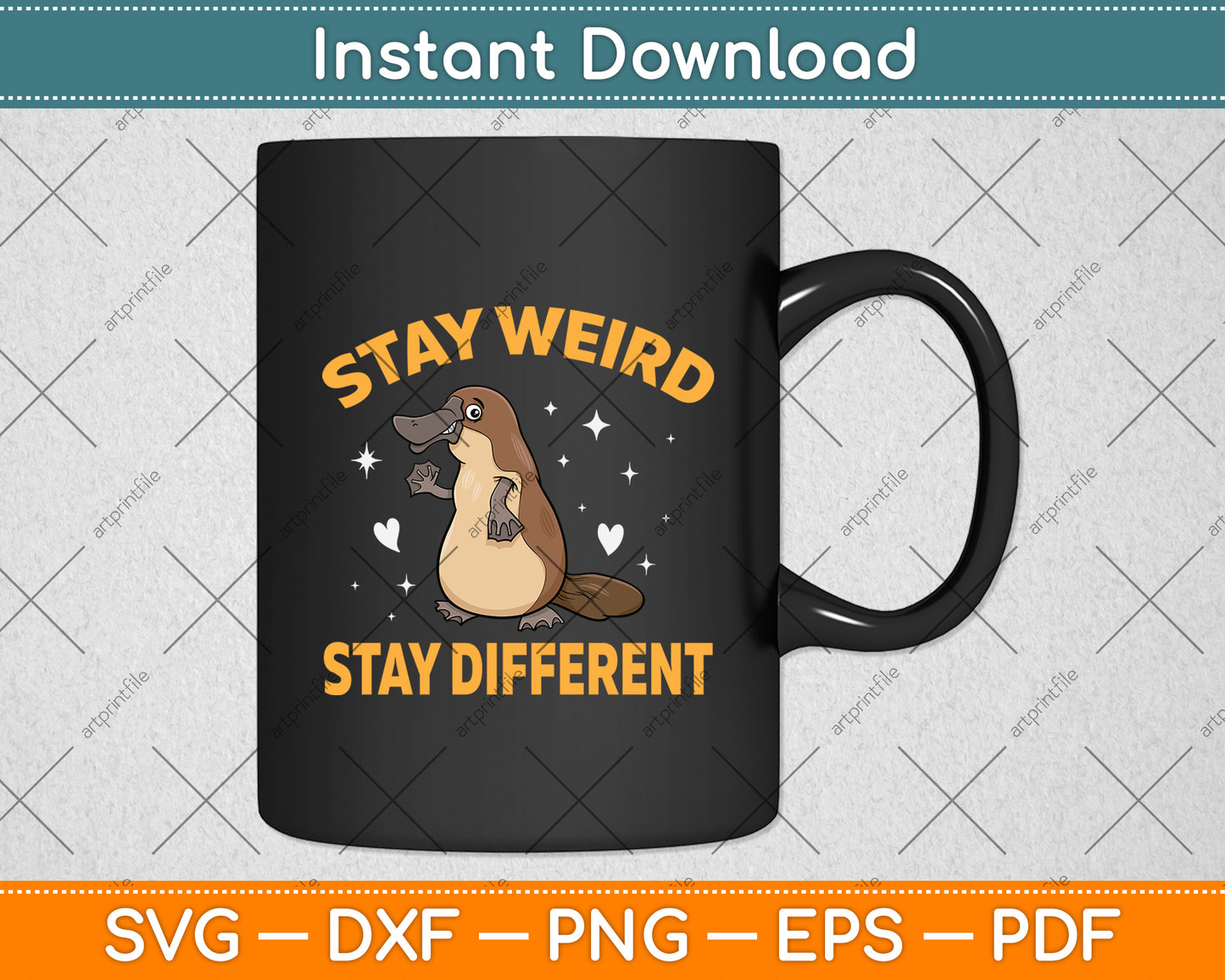 Stay Weird Stay Different Svg Png Dxf Digital Cutting File