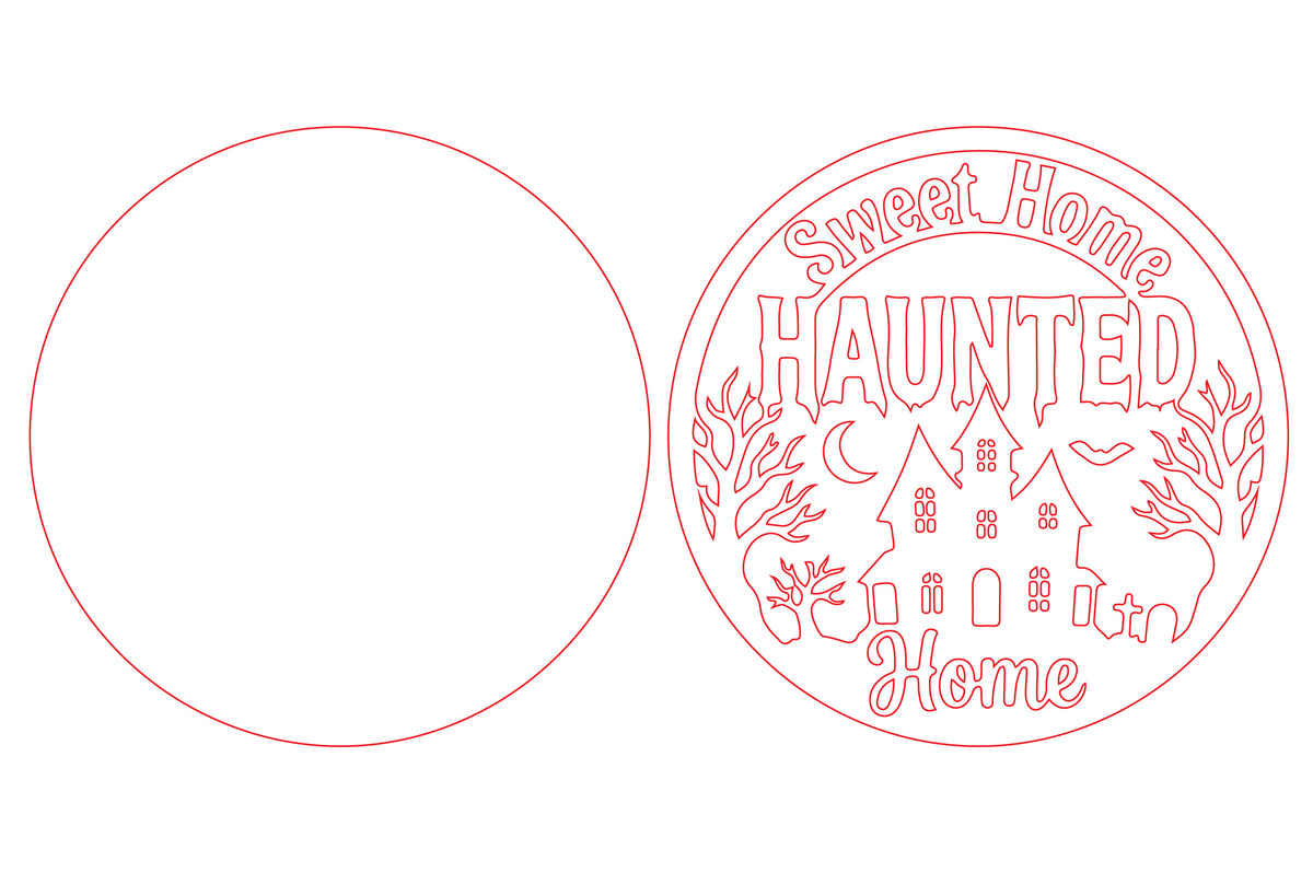 Sweet Home Haunted Home SVG