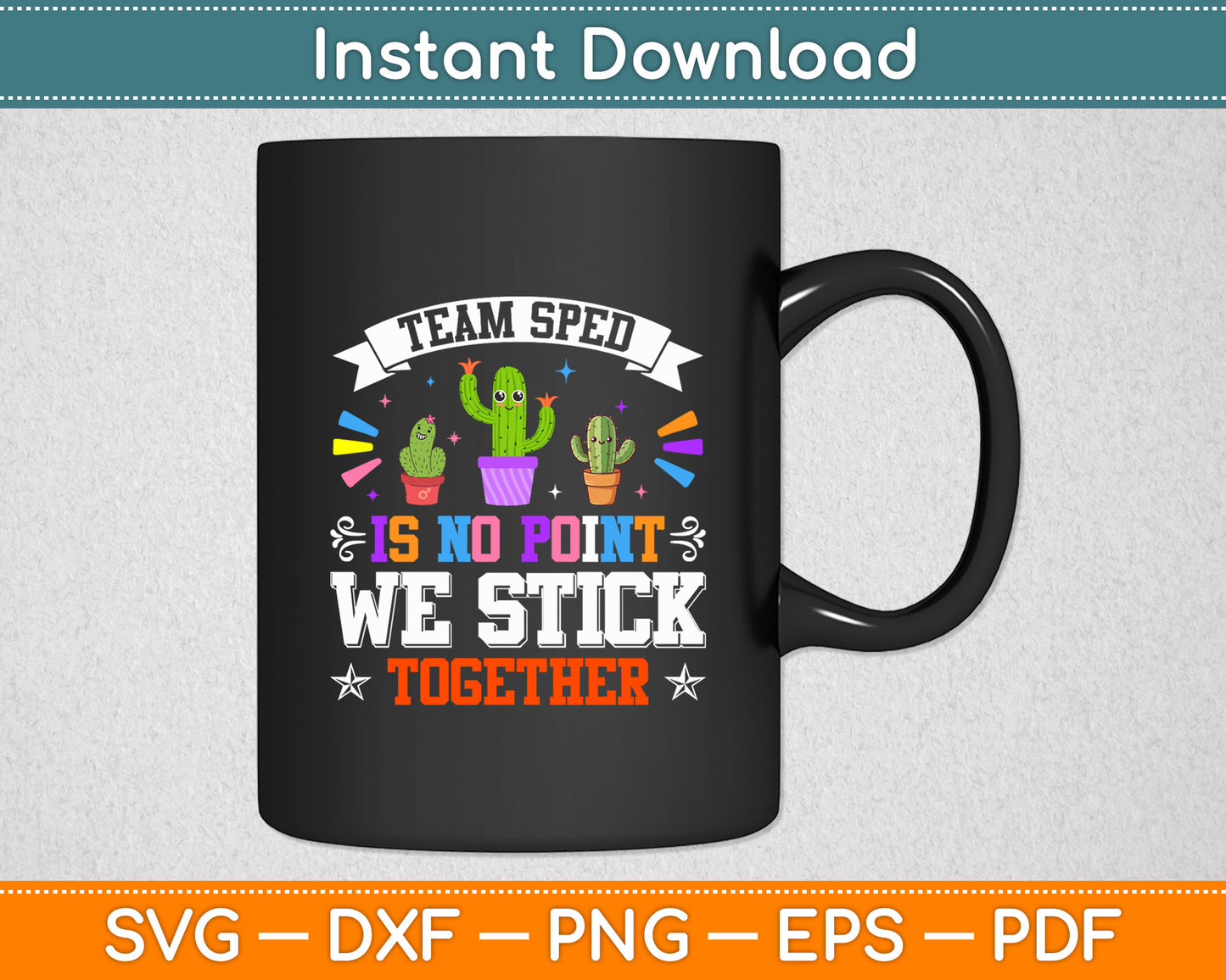 Team Sped Is On Point We Stick Together Svg Digital Cutting File