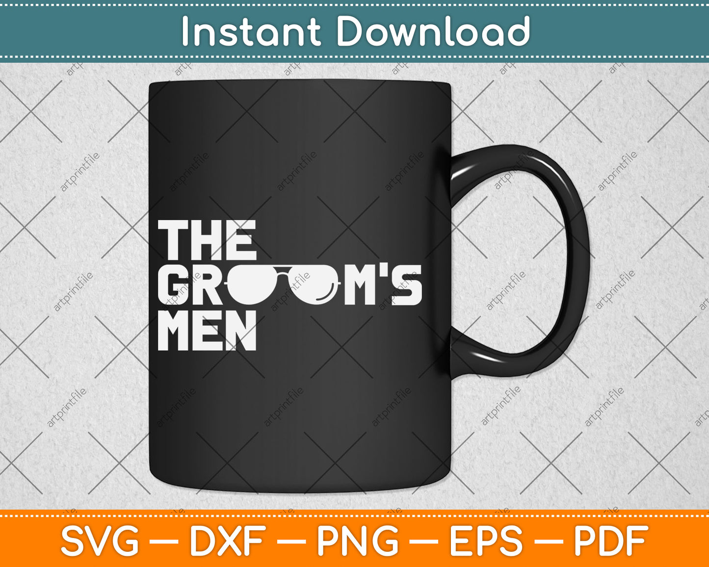 The Groom’s Men Bachelor Supplies Party Wedding Svg Digital Cutting File