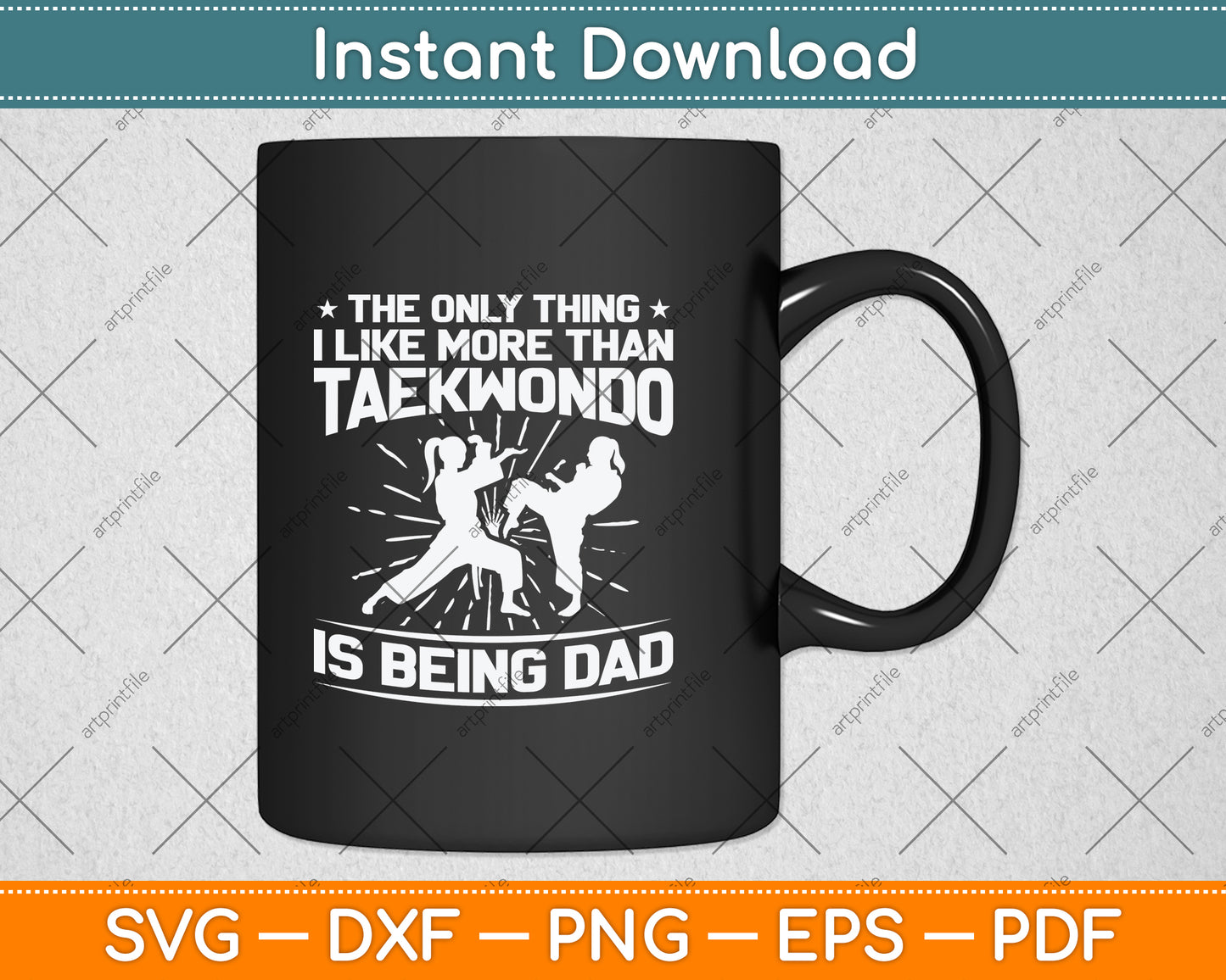The Only Thing I Like More Than Taekwondo Svg Png Dxf Digital Cutting File