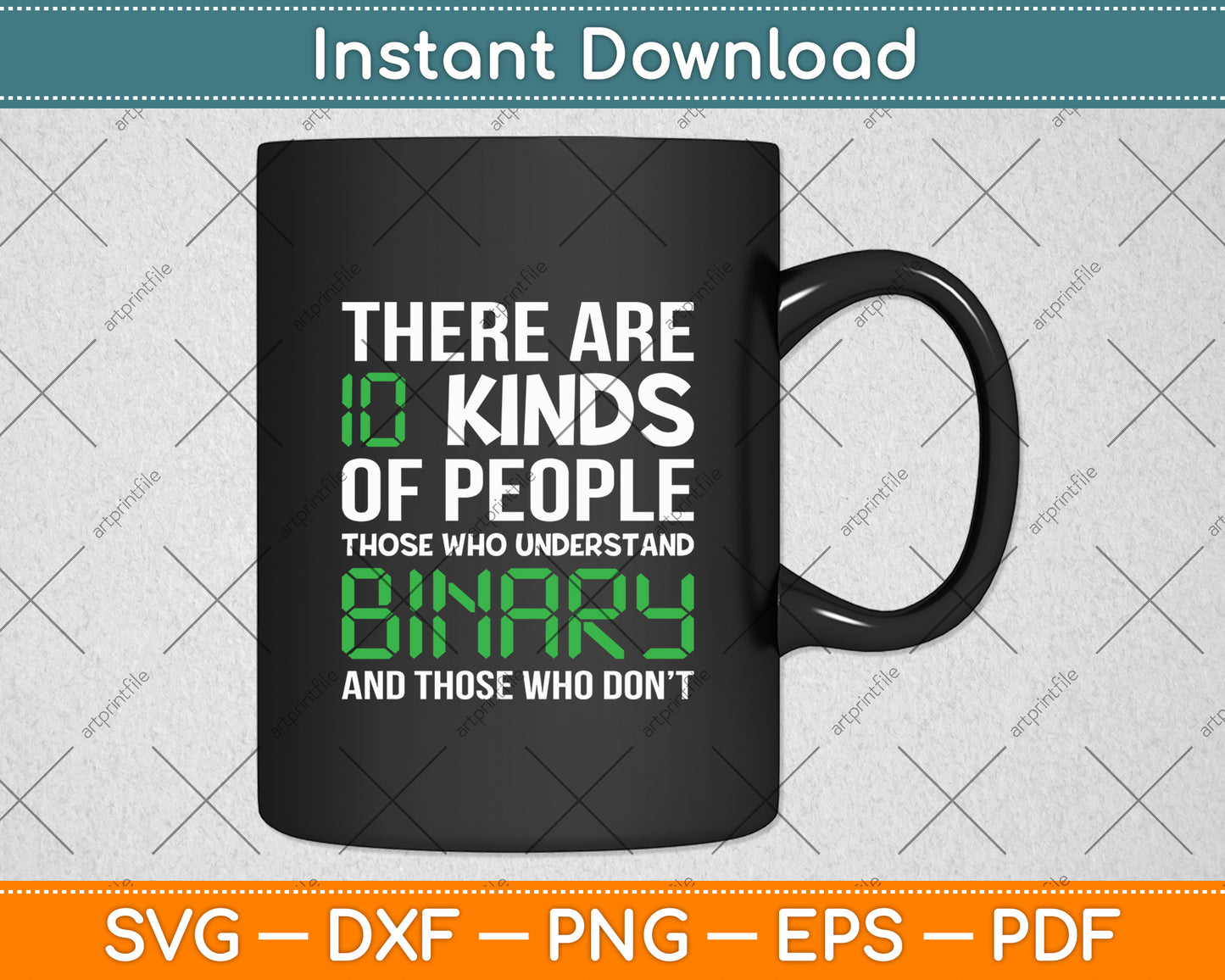 There Are 10 Kinds Of People Binary Programming Computer Svg Digital Cutting File