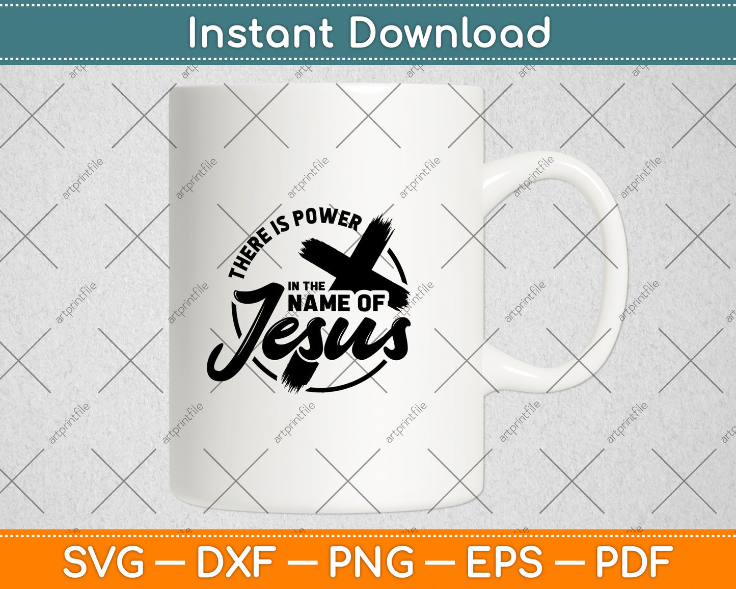 There Is Power In The Name Of Jesus Funny Svg Digital Cutting File